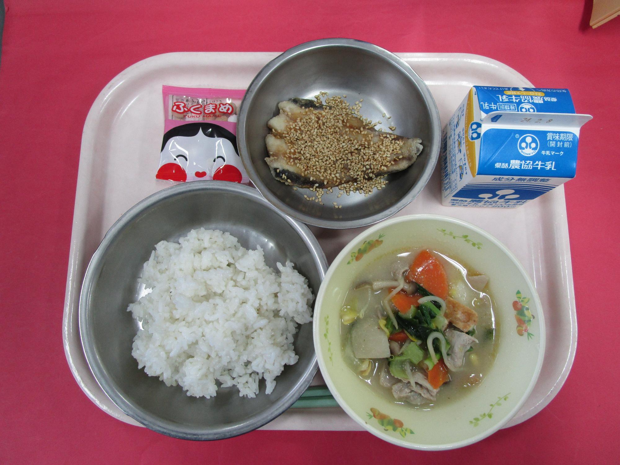 令和6年2月1日の給食画像A