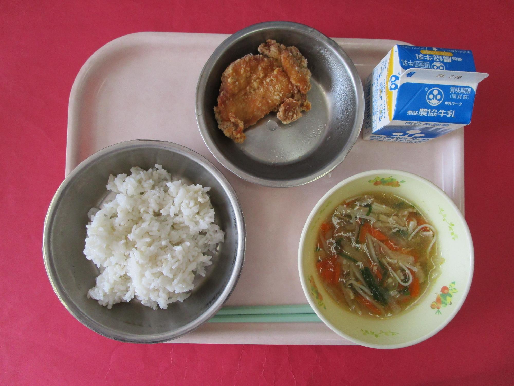 令和6年2月9日の給食画像A