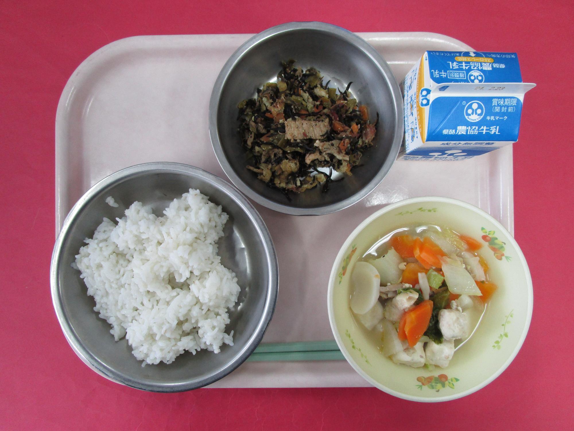 令和6年2月16日の給食画像A