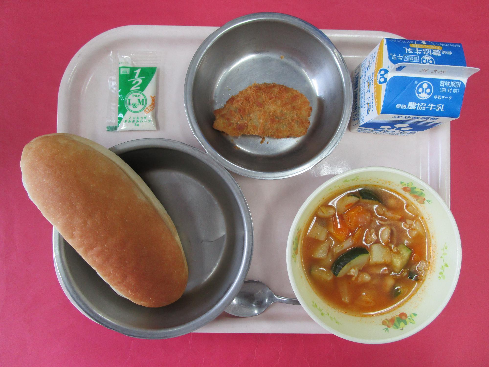 令和6年2月19日の給食画像A