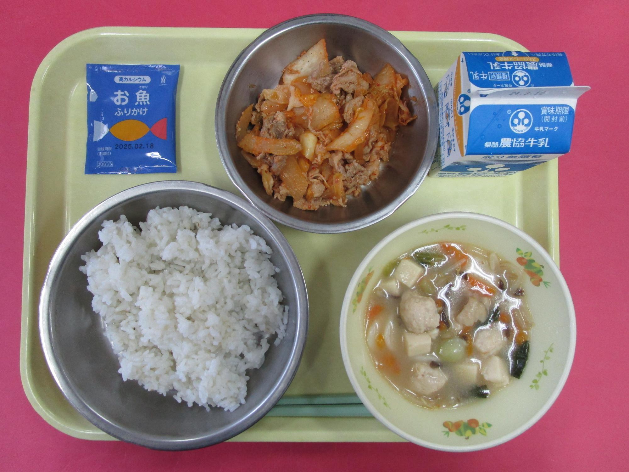 令和6年3月5日の給食画像B