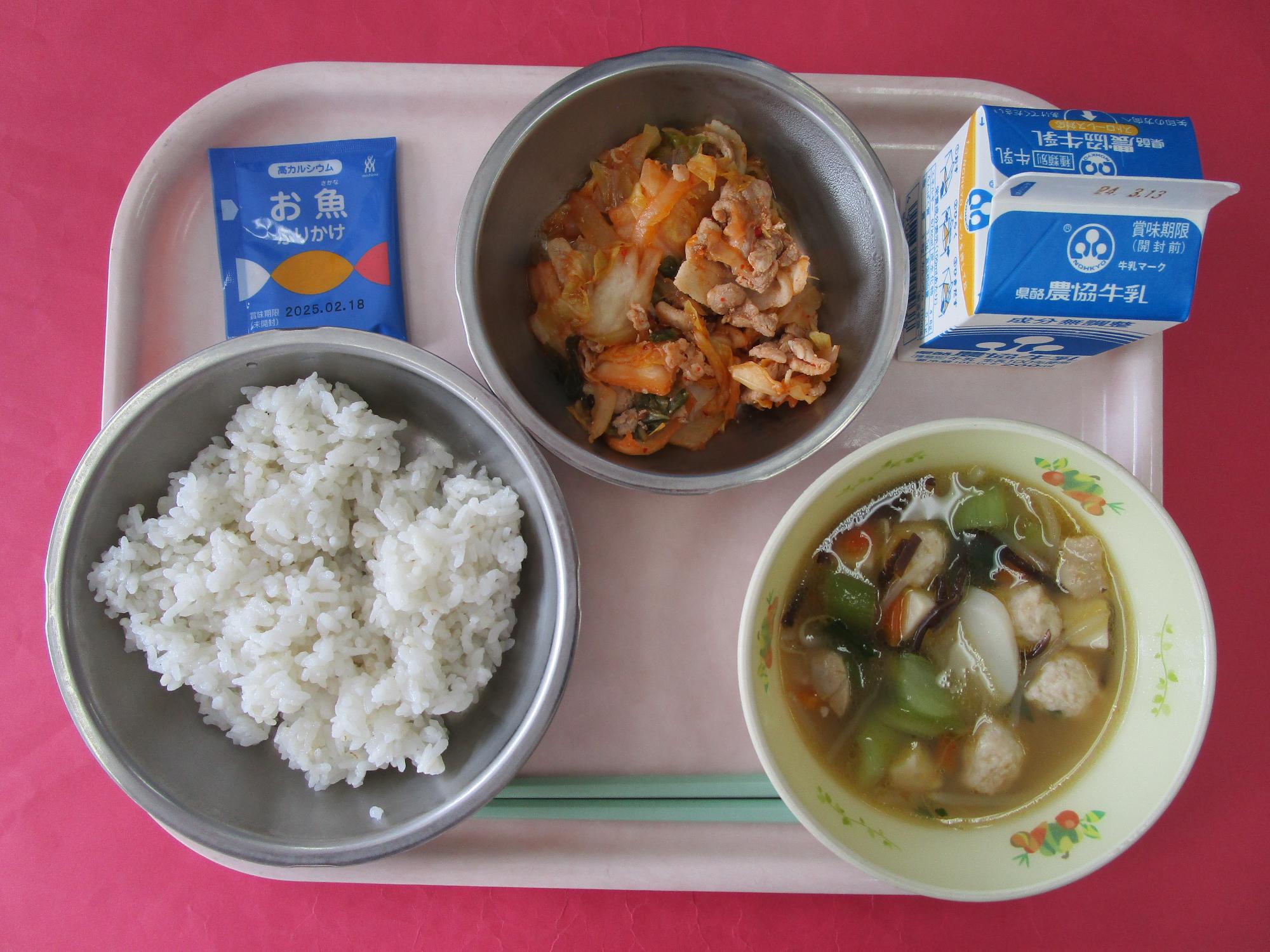 令和6年3月6日の給食画像A