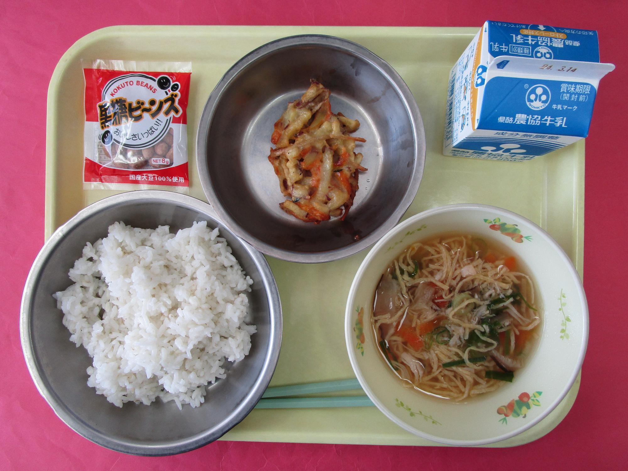 令和6年3月7日の給食画像B