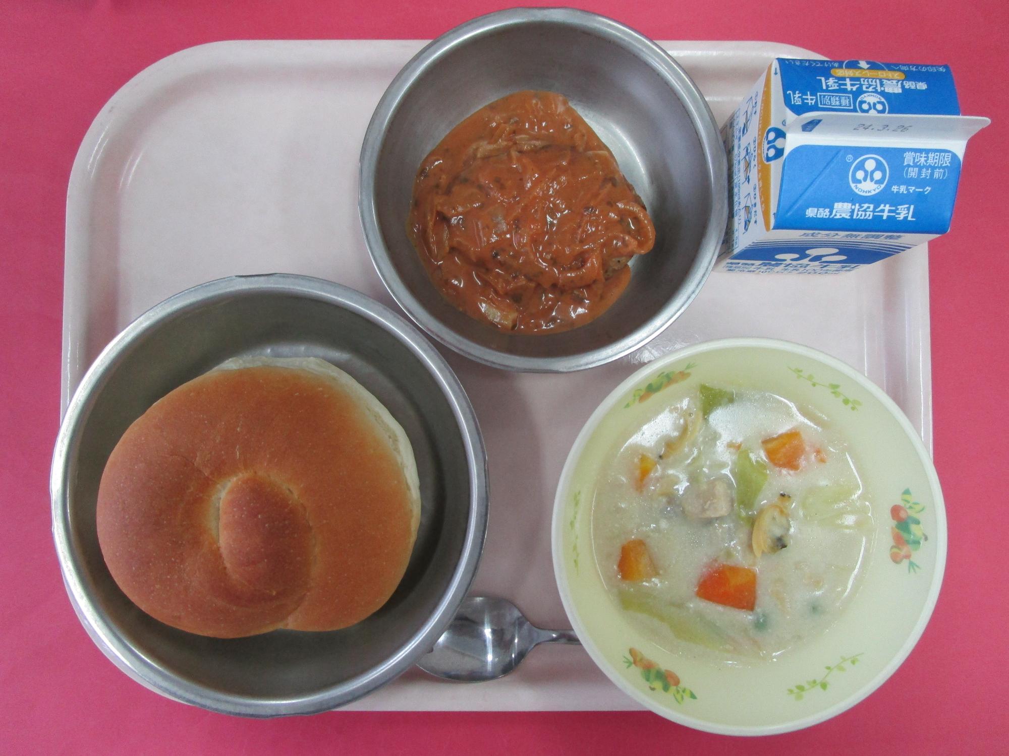 令和6年3月19日の給食画像A