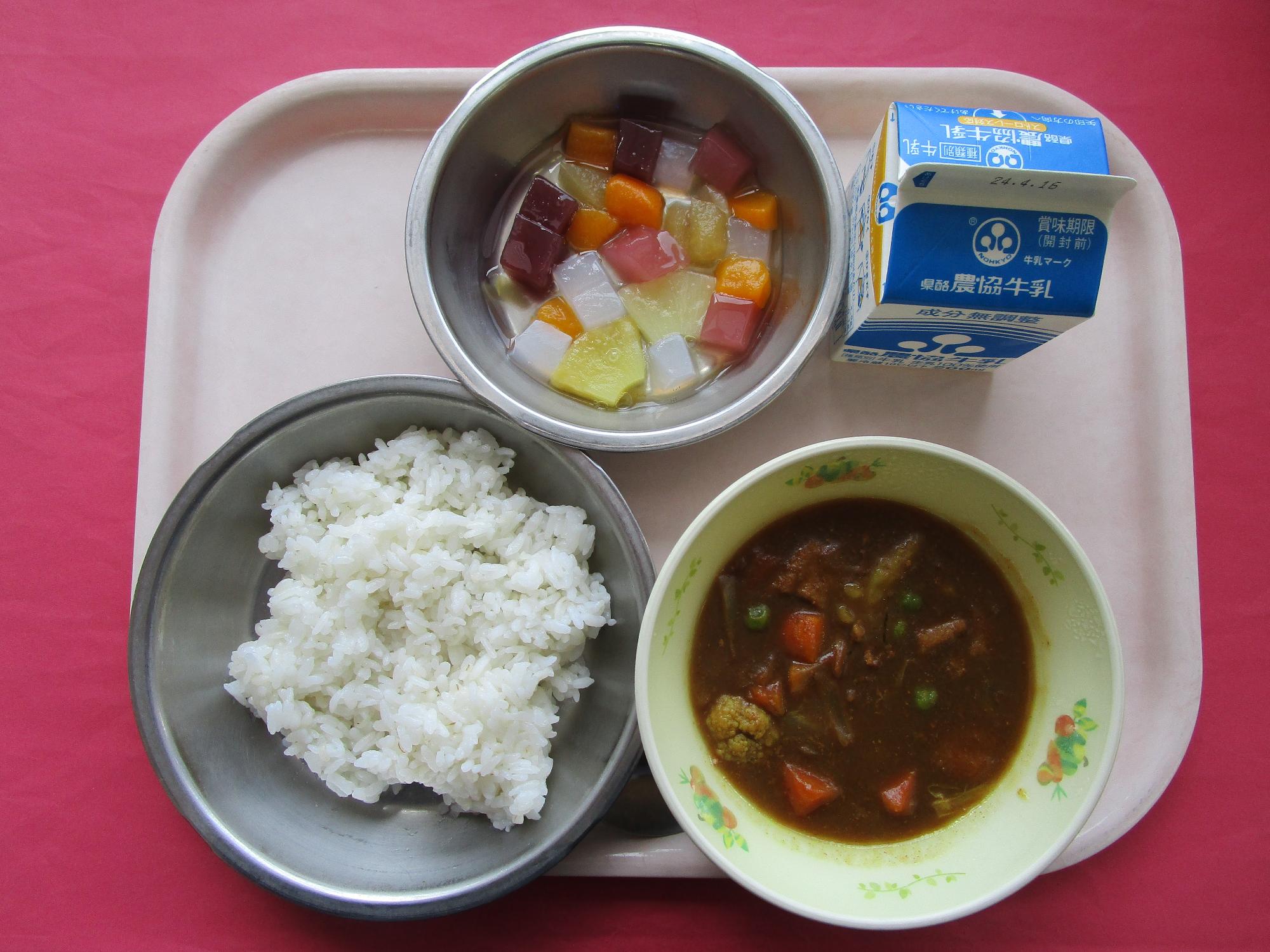 令和6年4月9日の給食画像A