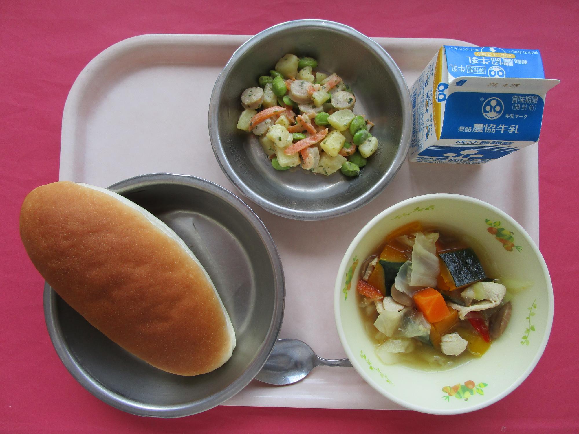 令和6年4月18日の給食画像A