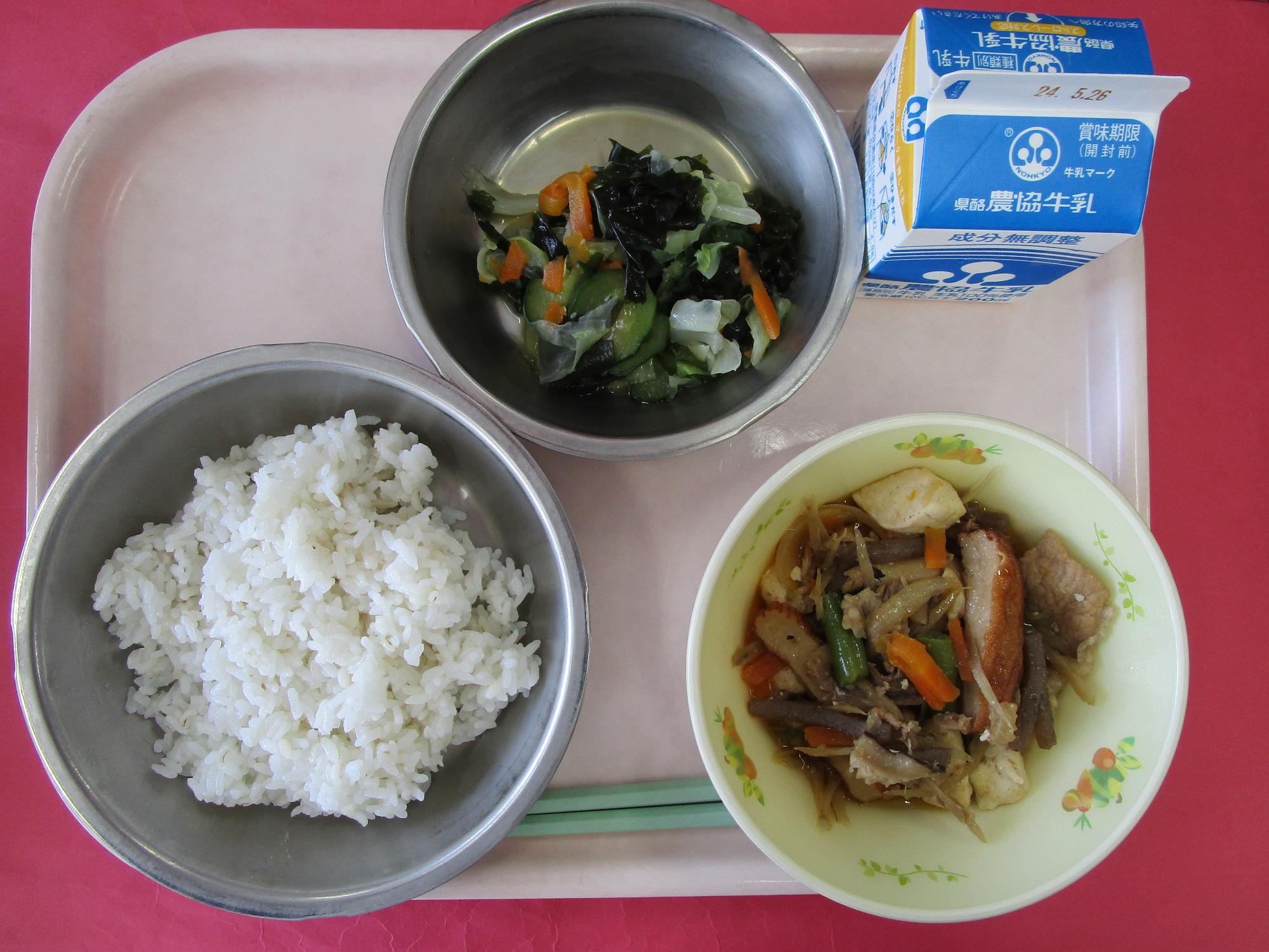 令和6年5月20日の給食画像A