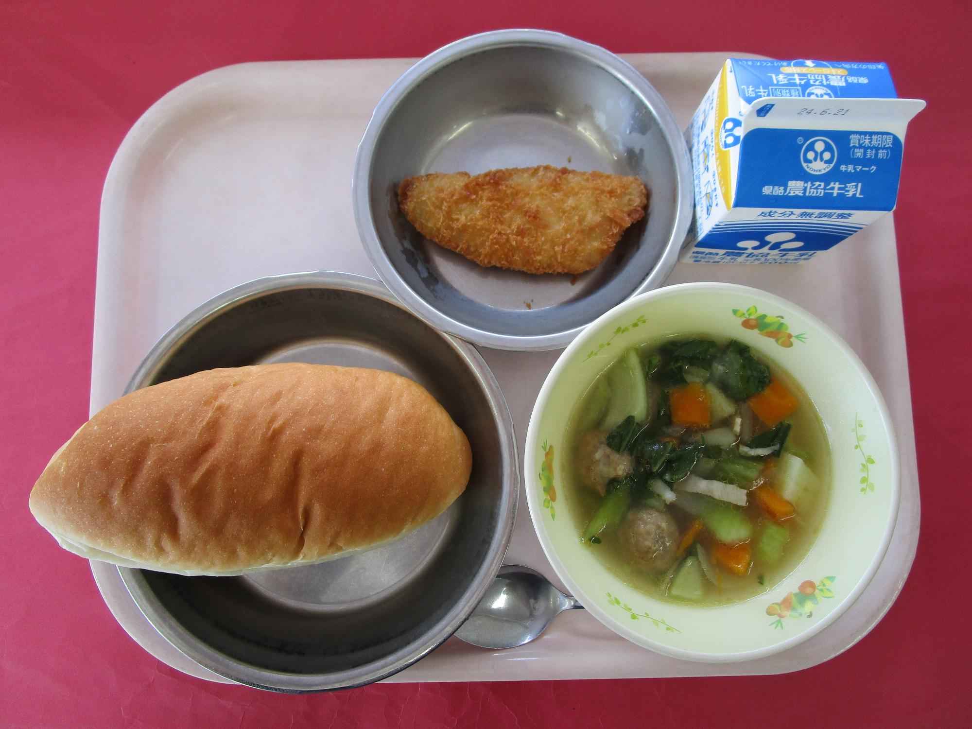 令和6年6月14日の給食画像A