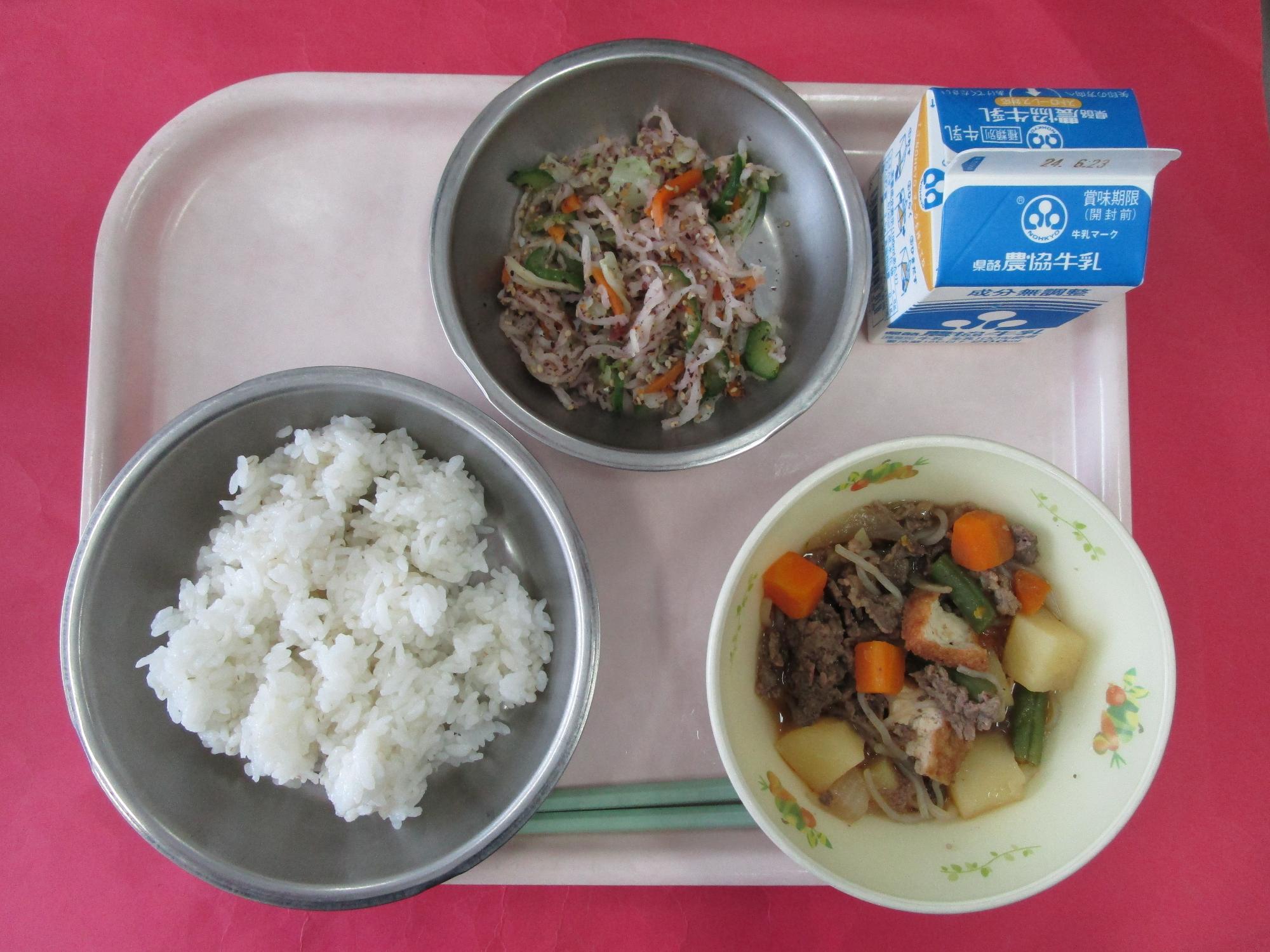 令和6年6月17日の給食画像A