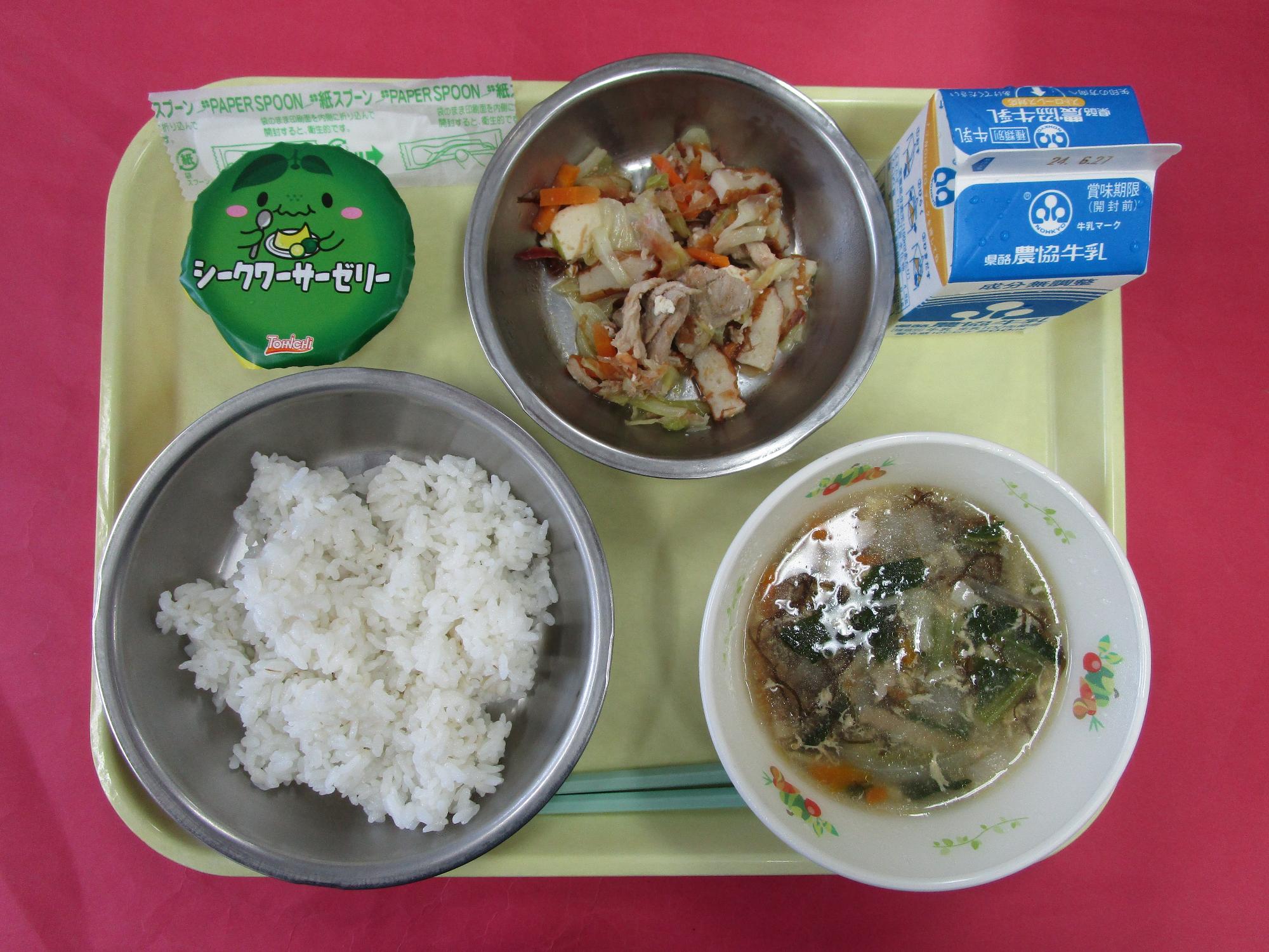 令和6年6月20日の給食画像B