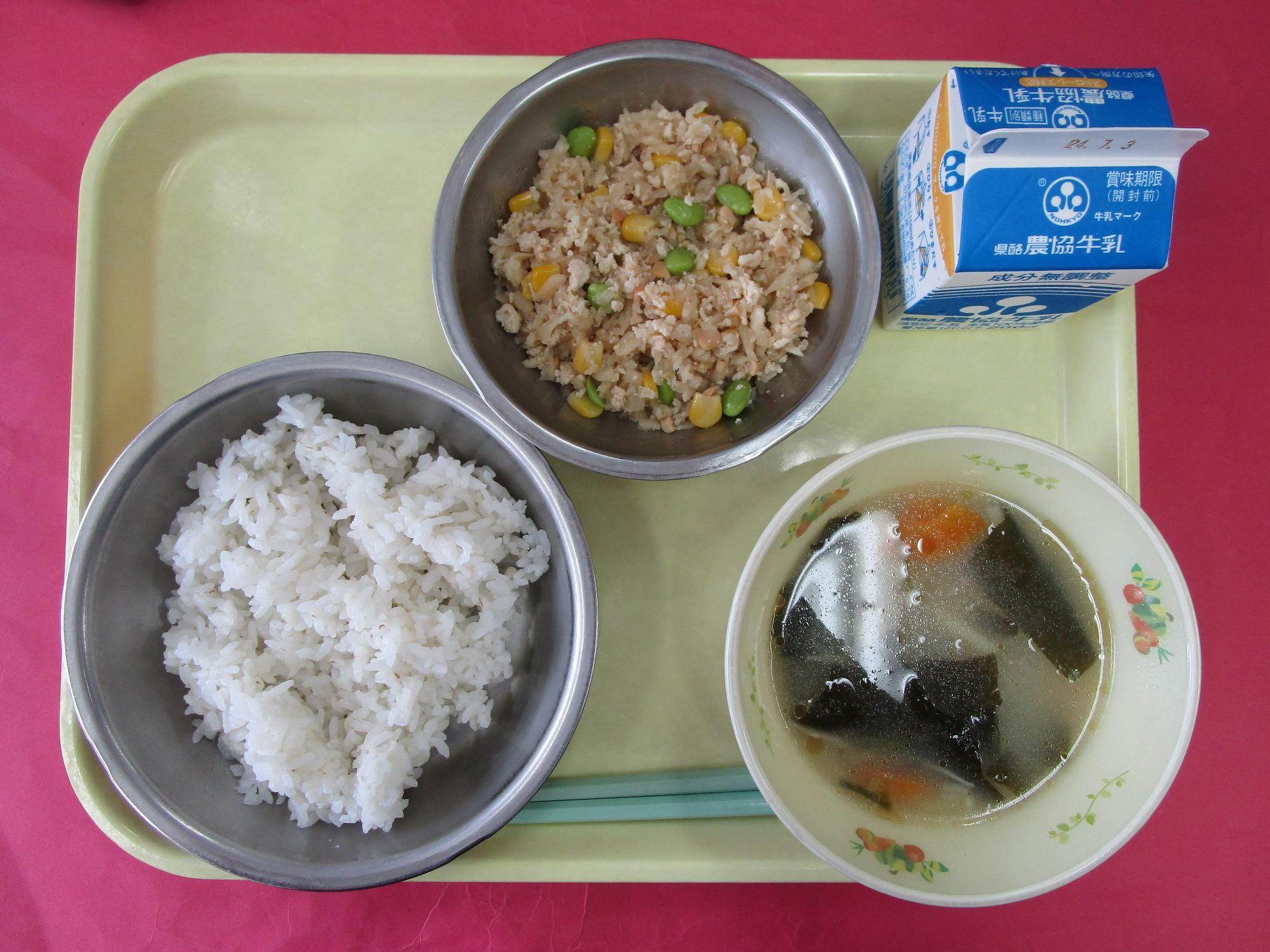 令和6年6月26日の給食画像B