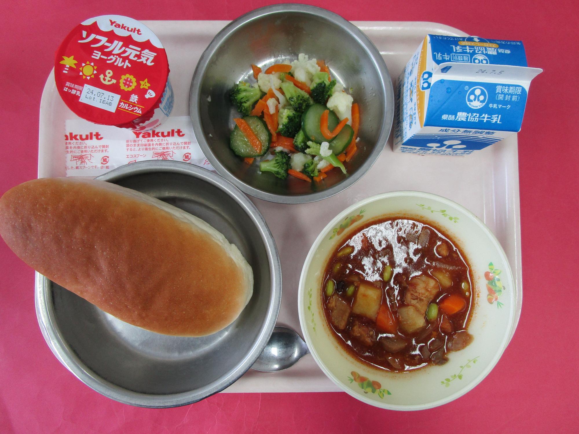 令和6年6月28日の給食画像A