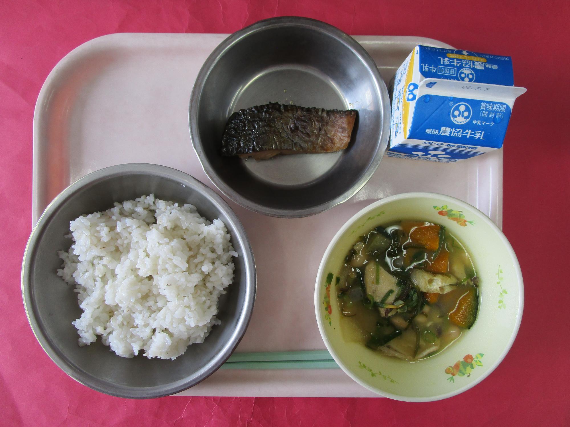 令和6年7月1日の給食画像A