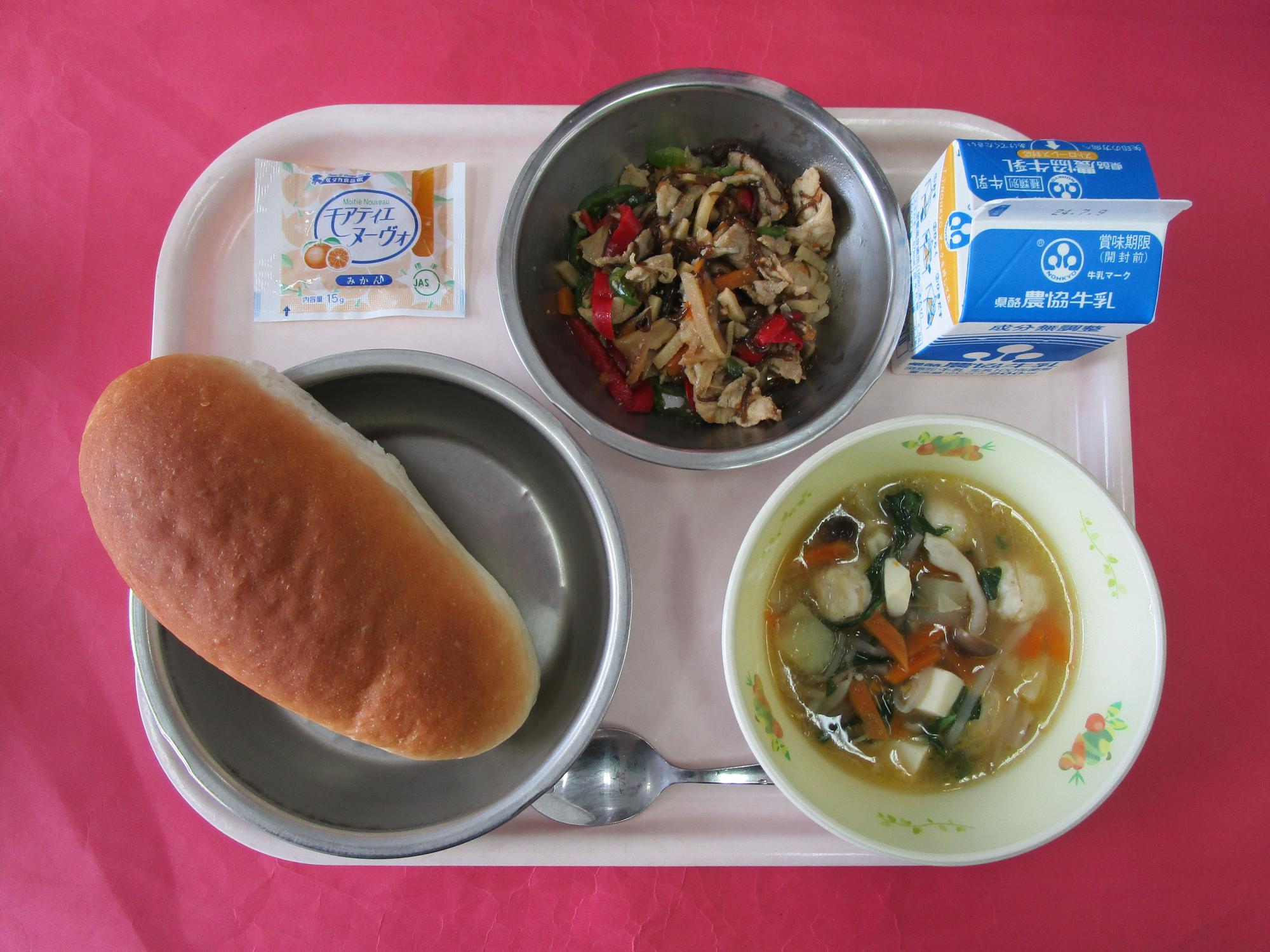 令和6年7月2日の給食画像A