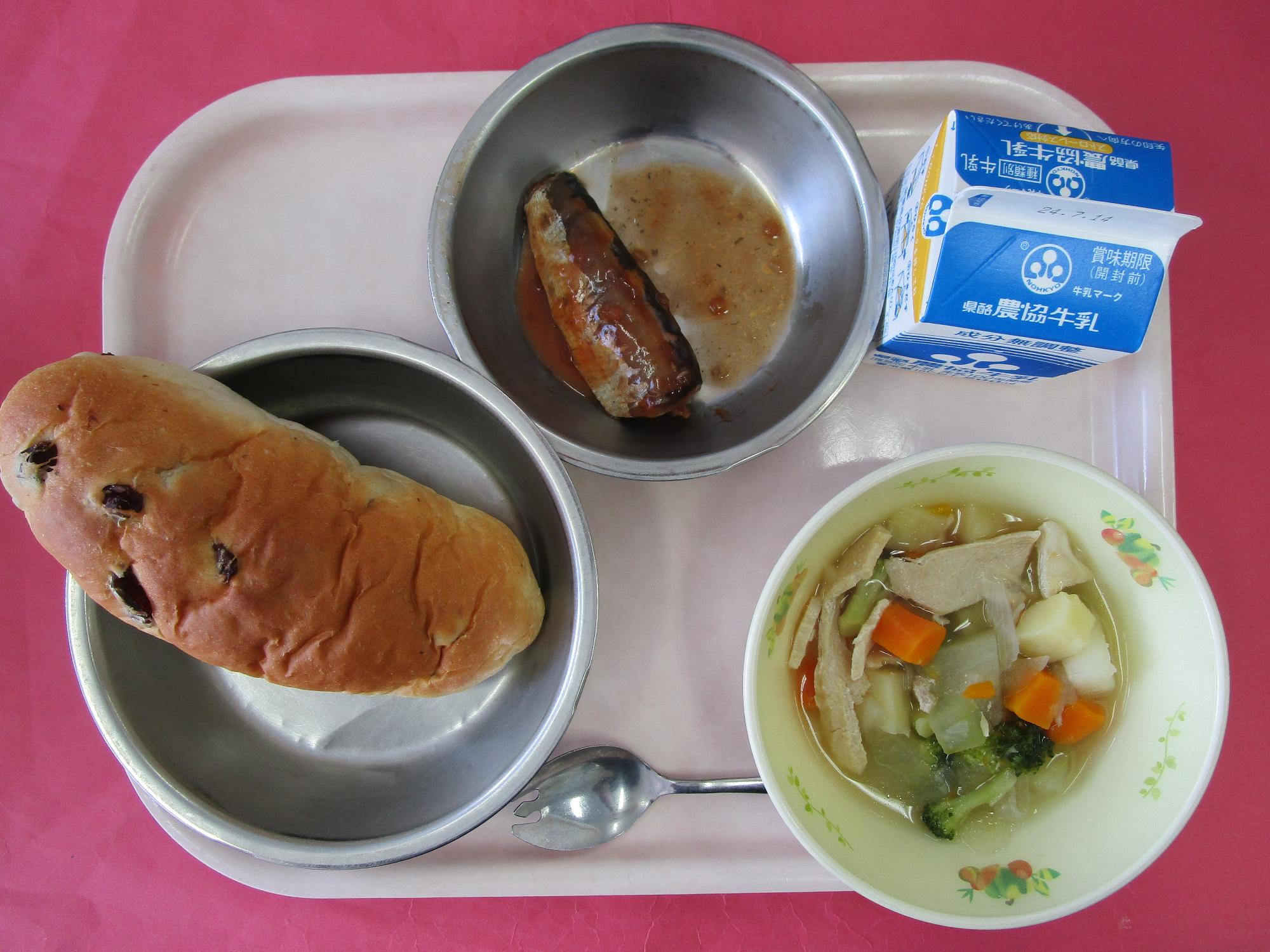 令和6年7月8日の給食画像A