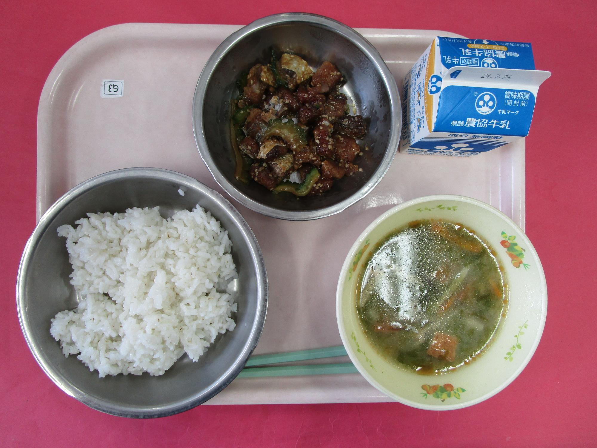 令和6年7月18日の給食画像A