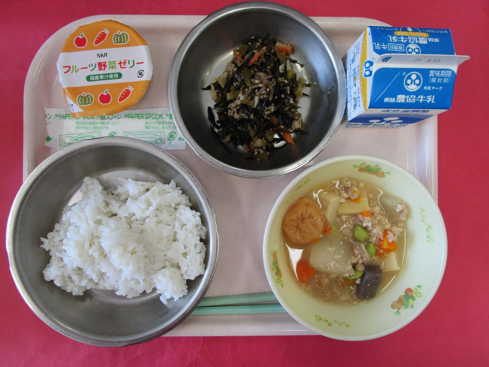 令和6年9月6日の給食画像A