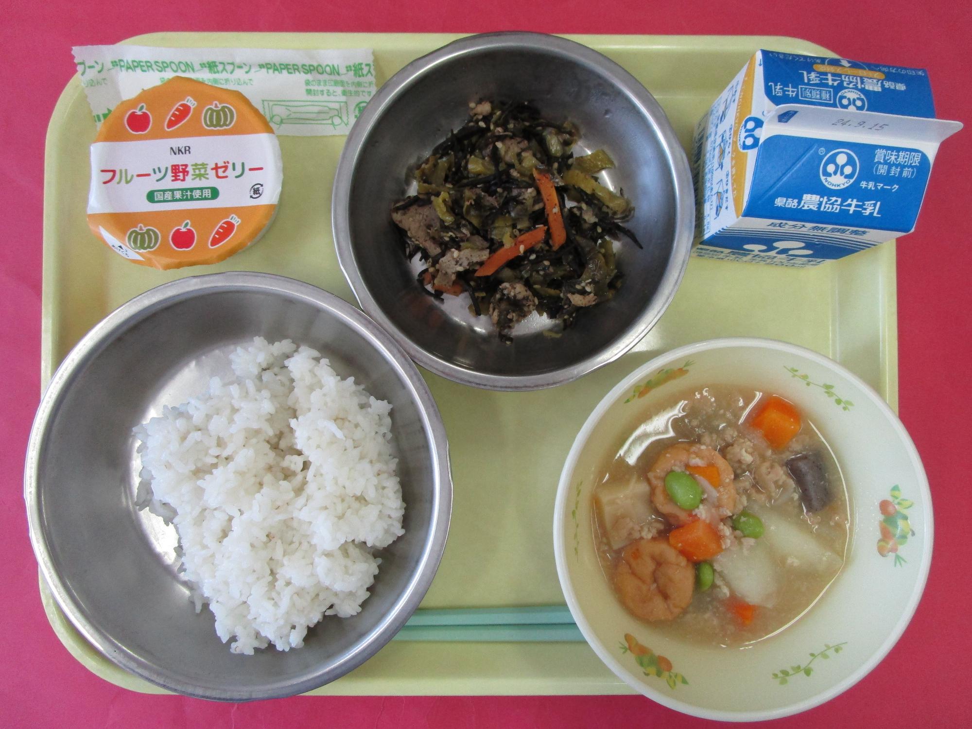 令和6年9月9日の給食画像B