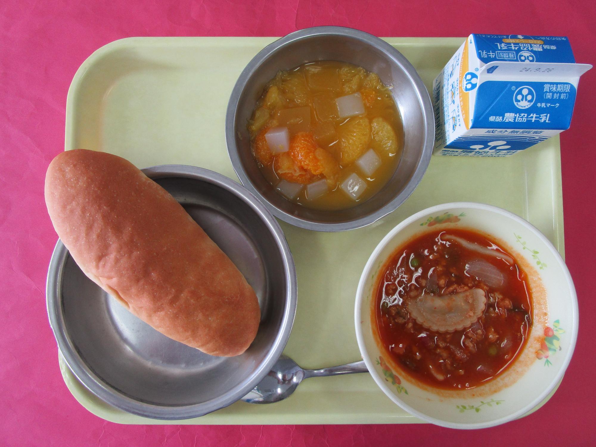 令和6年9月19日の給食画像B