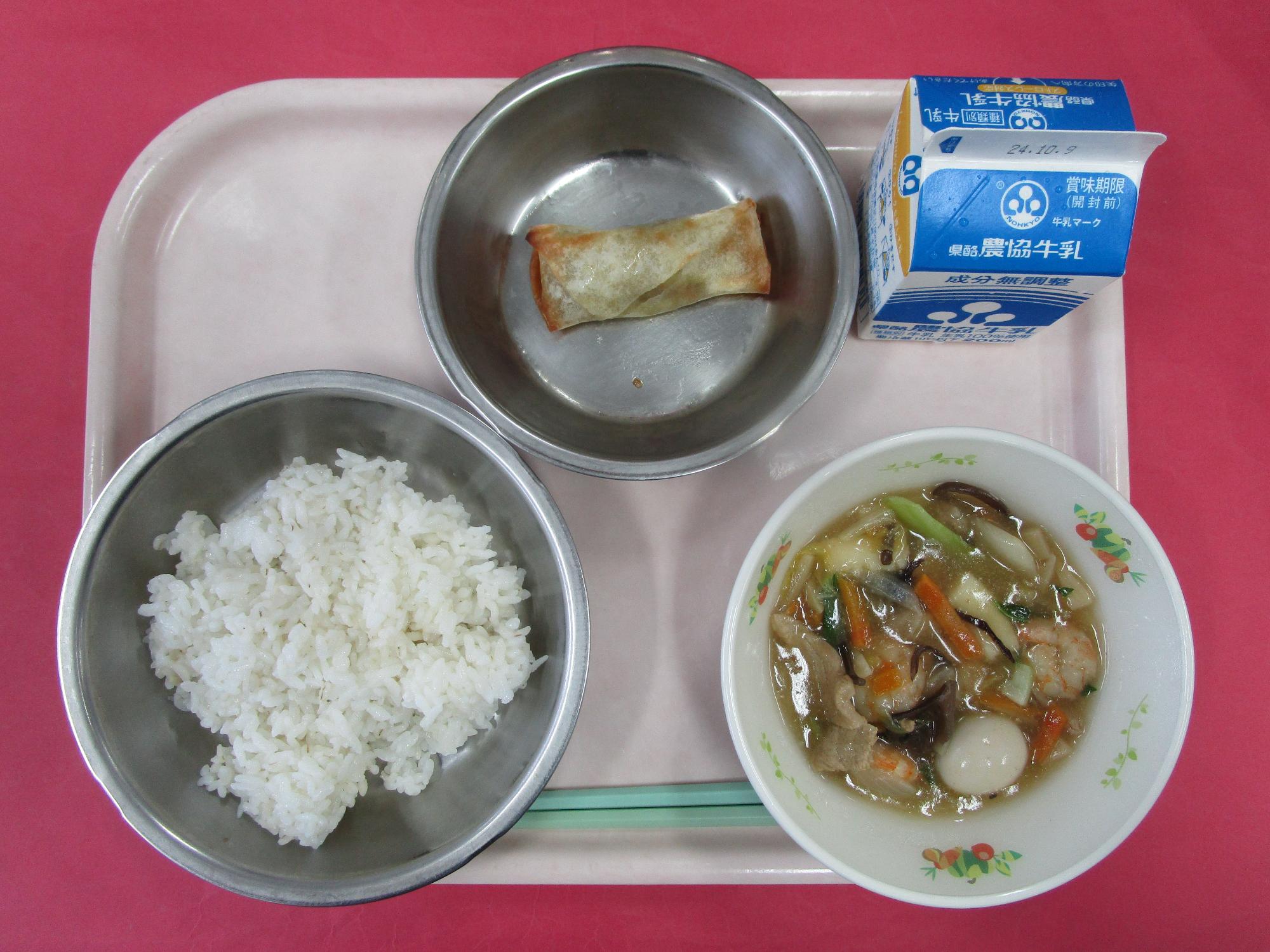 令和6年10月2日の給食画像A