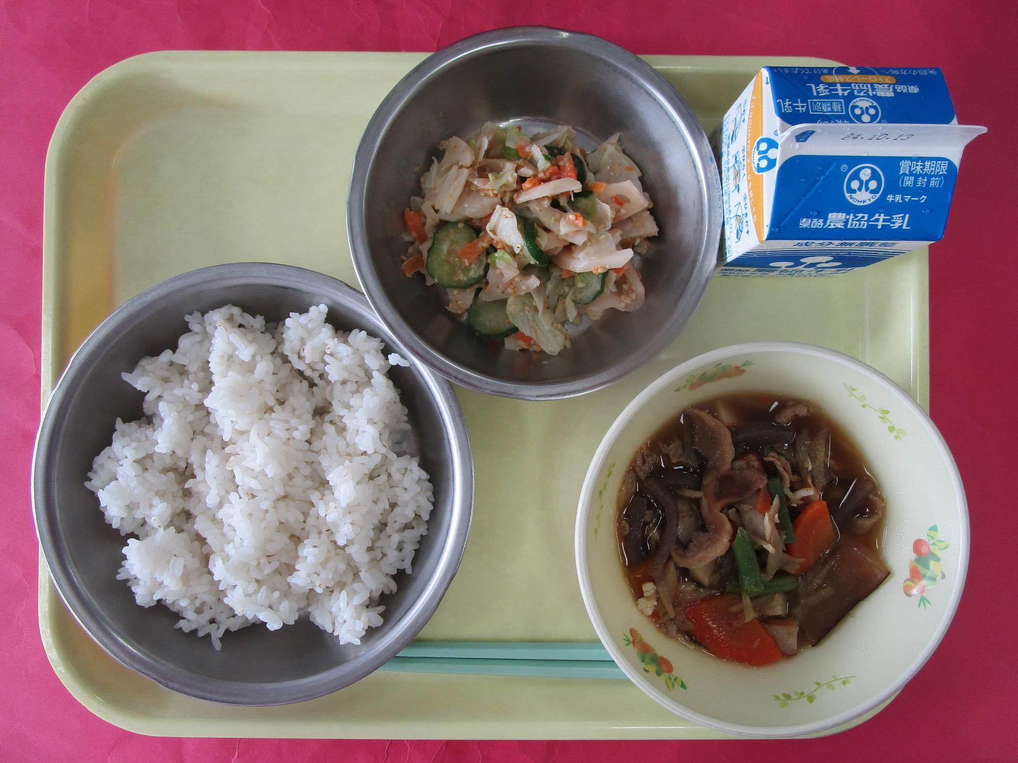 令和6年10月7日の給食画像B