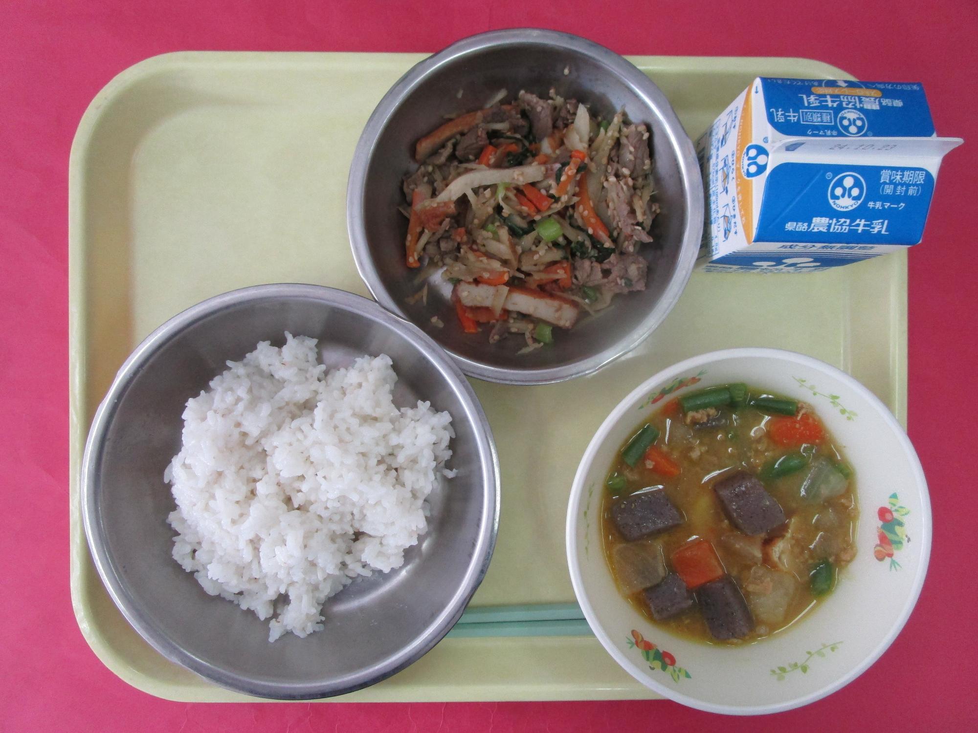 令和6年10月16日の給食画像B