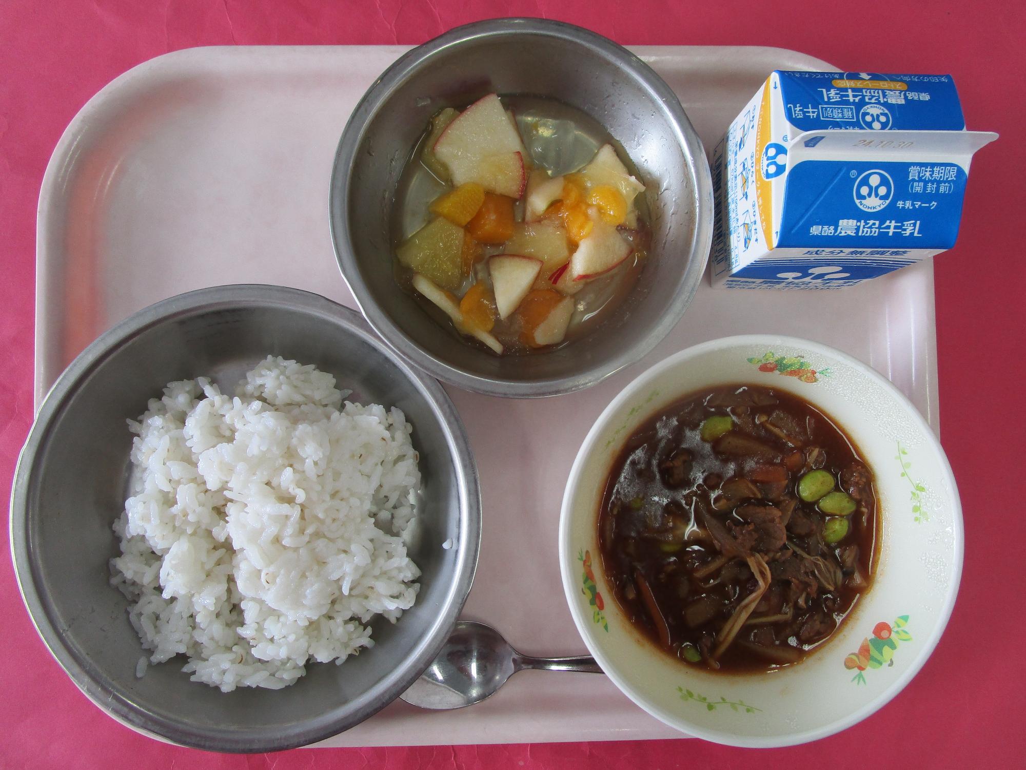 令和6年10月23日の給食画像A