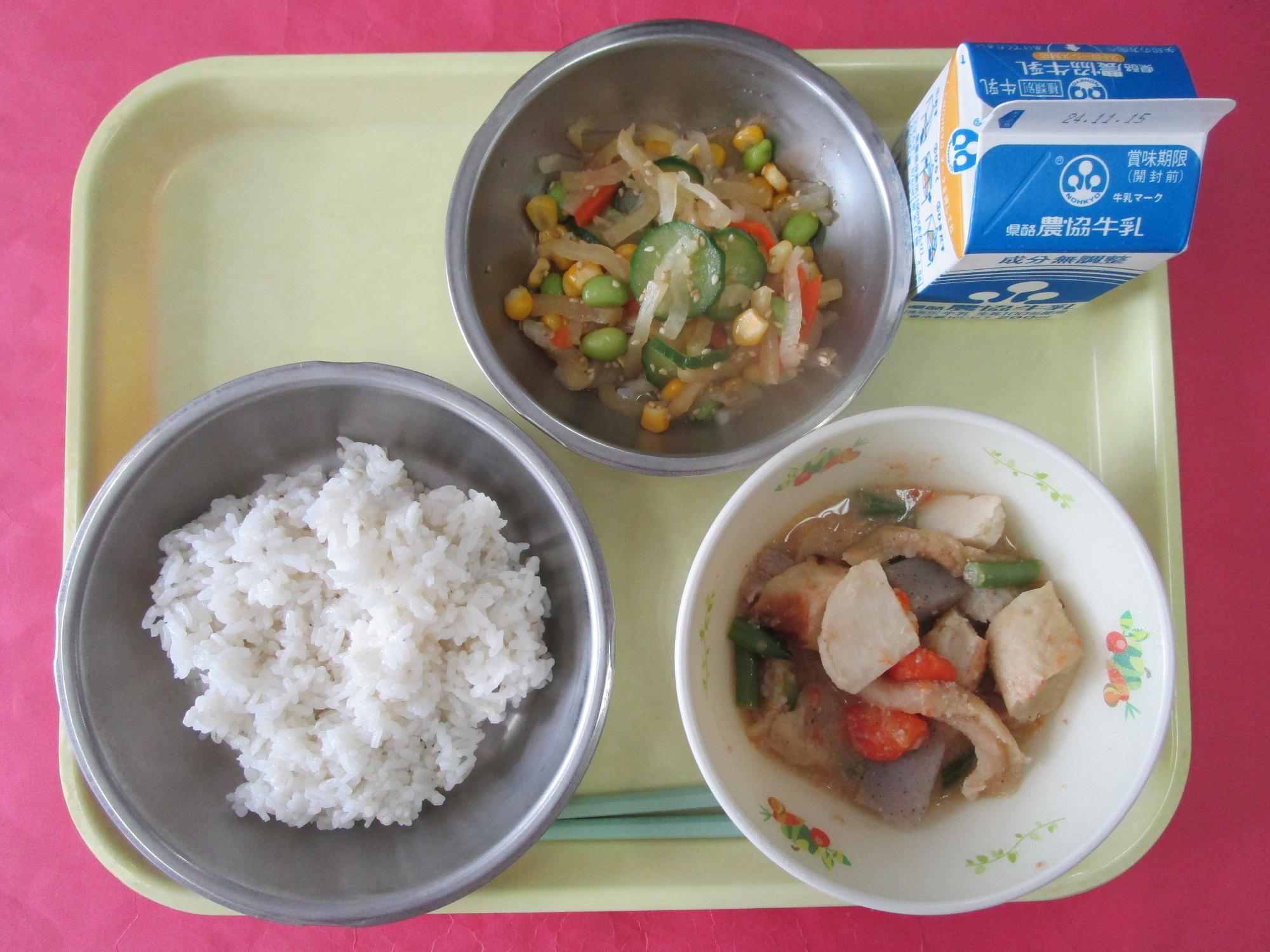 令和6年11月8日の給食画像B