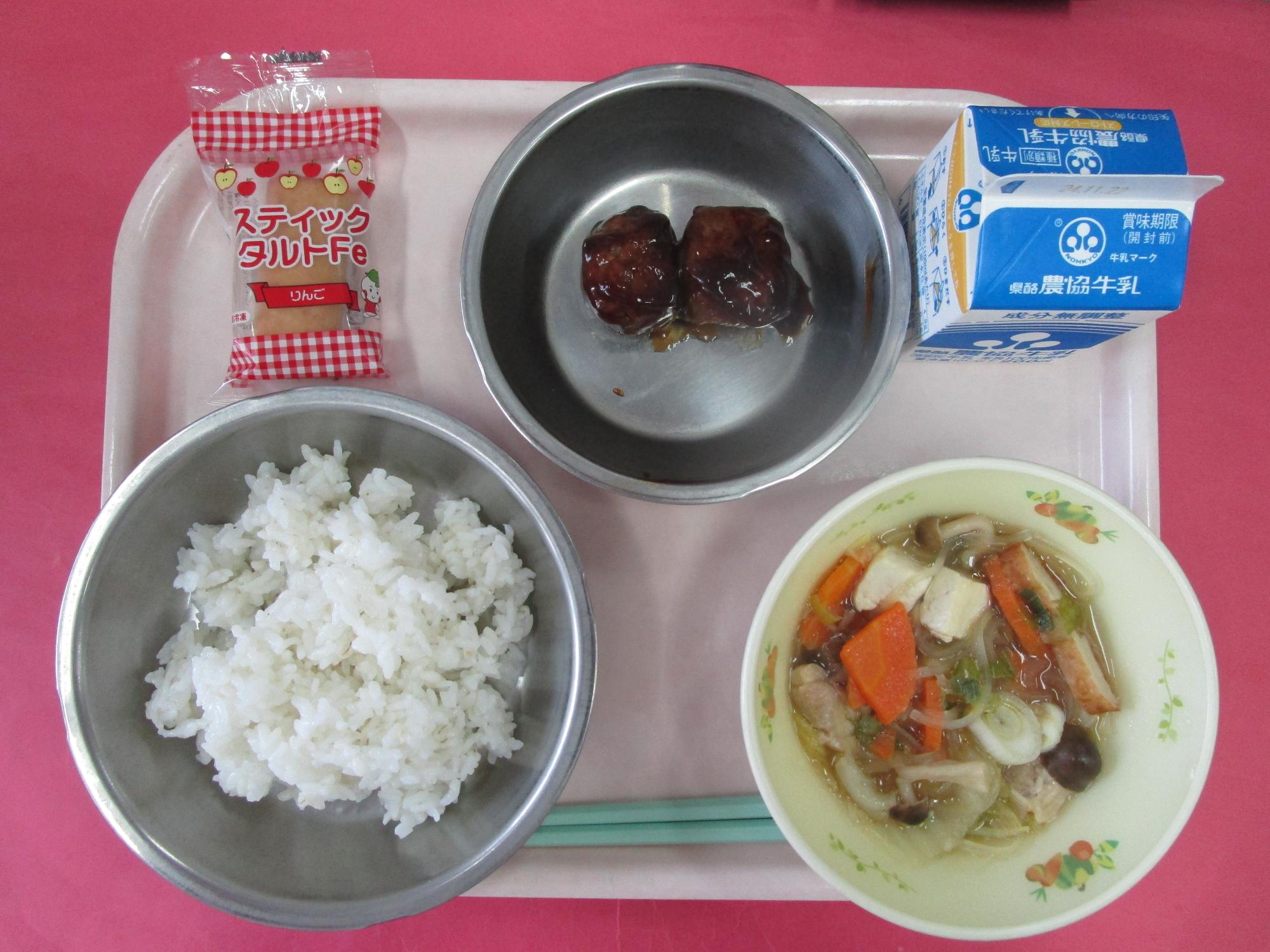 令和6年11月15日の給食画像A