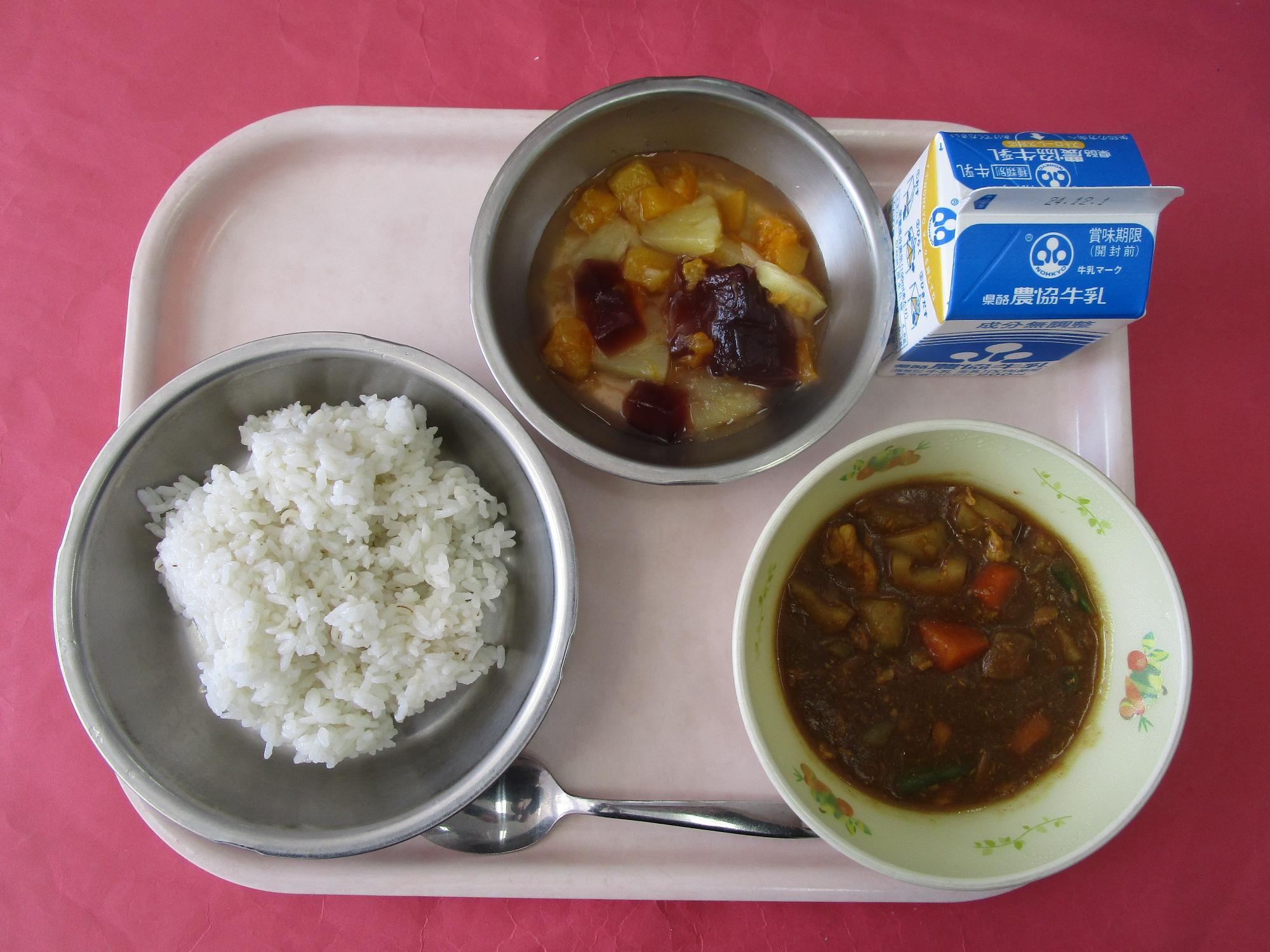 令和6年11月25日月曜日の給食画像A