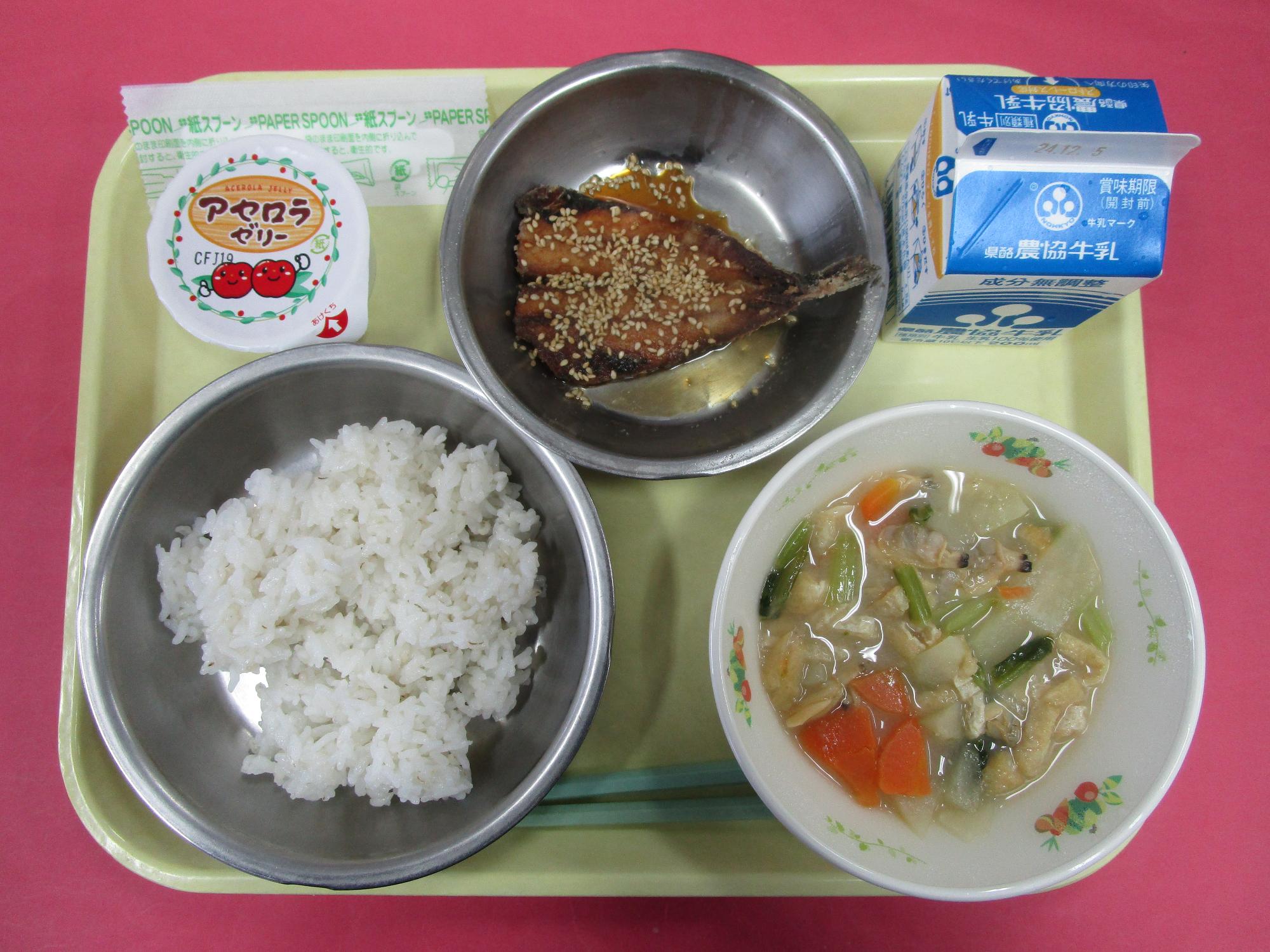 令和6年11月28日の給食画像B