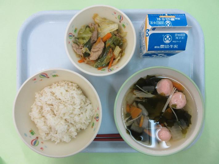 12月5日献立写真