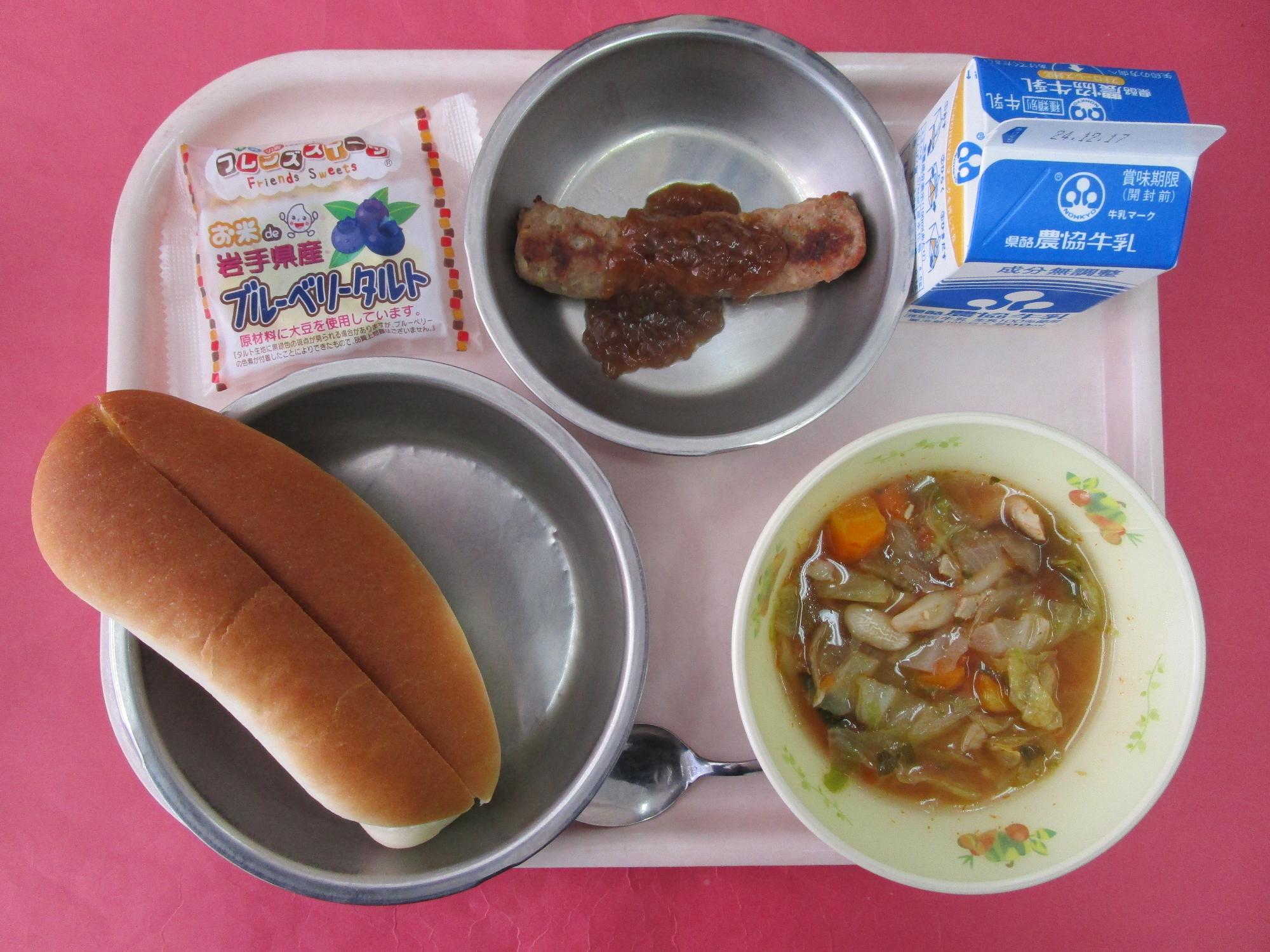 令和6年12月10日の給食画像A
