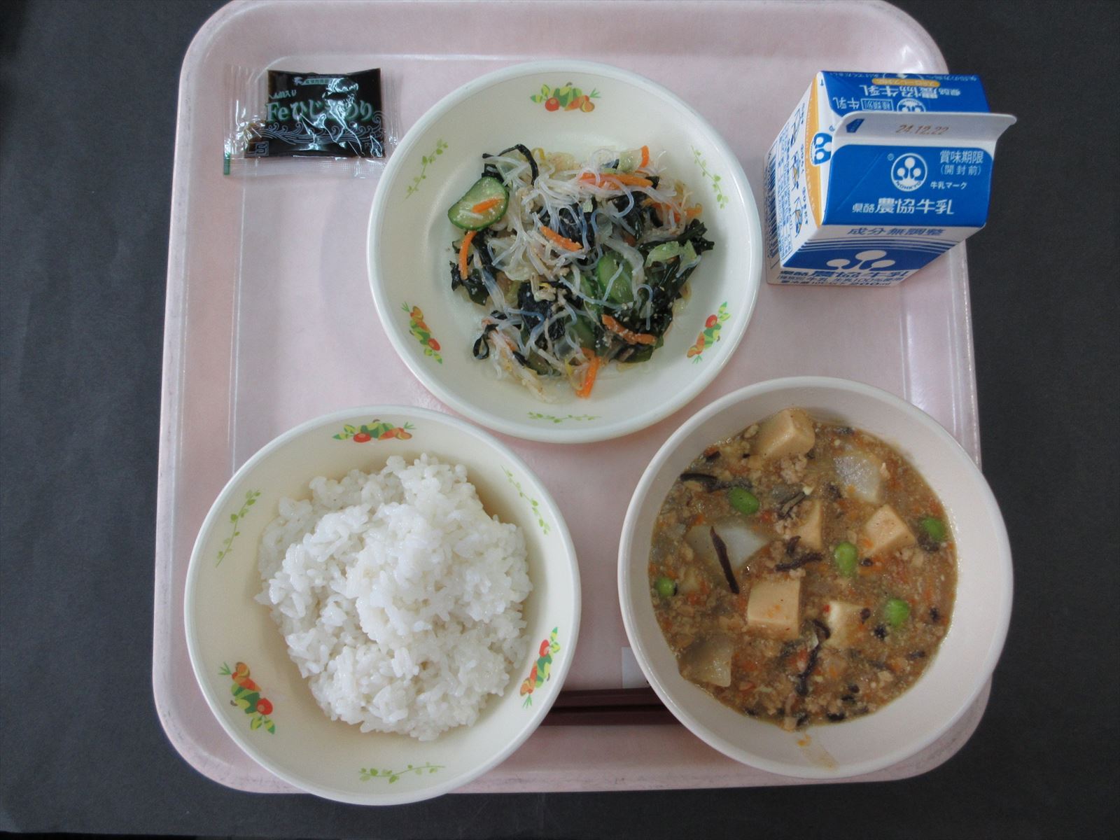 令和6年12月16日月曜日の給食画像