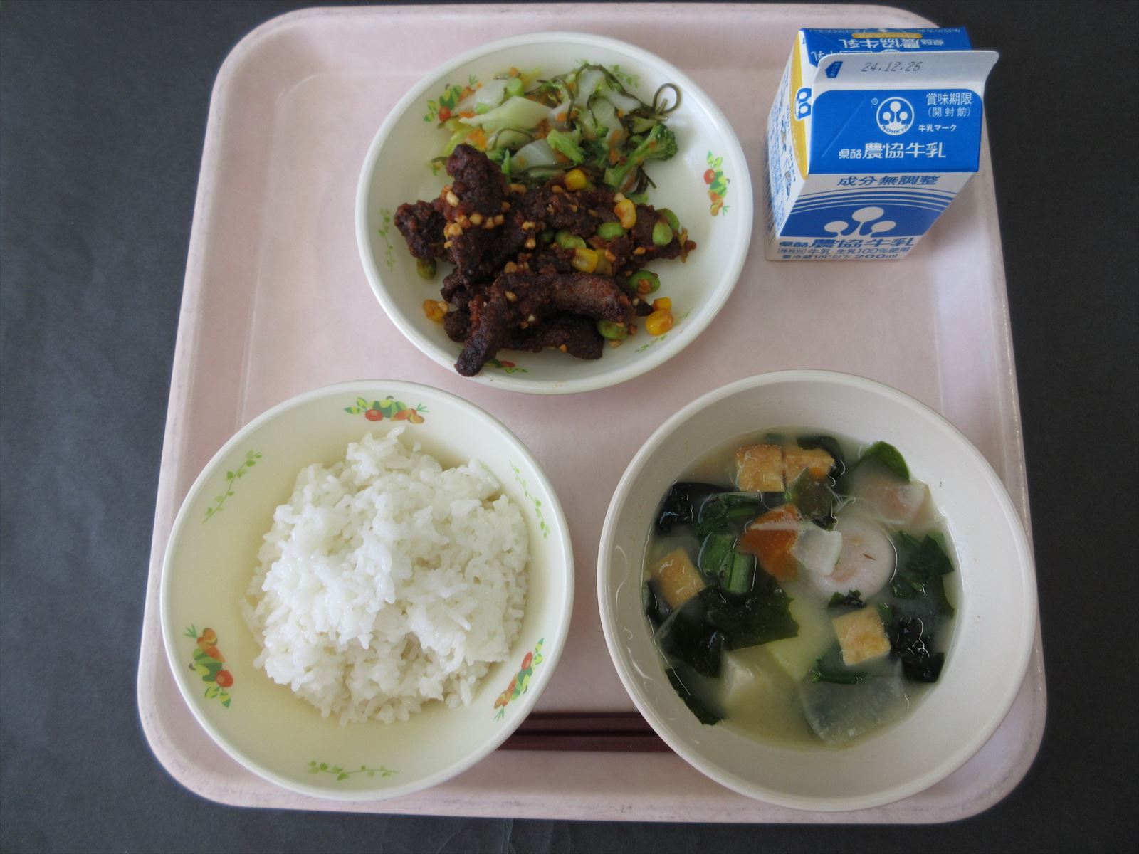 令和6年12月19日木曜日の給食画像