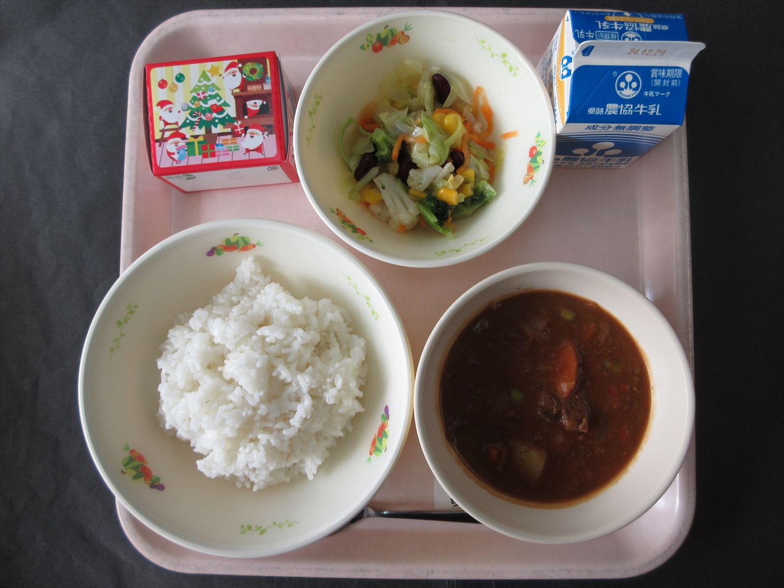 令和6年12月23日月曜日の給食画像