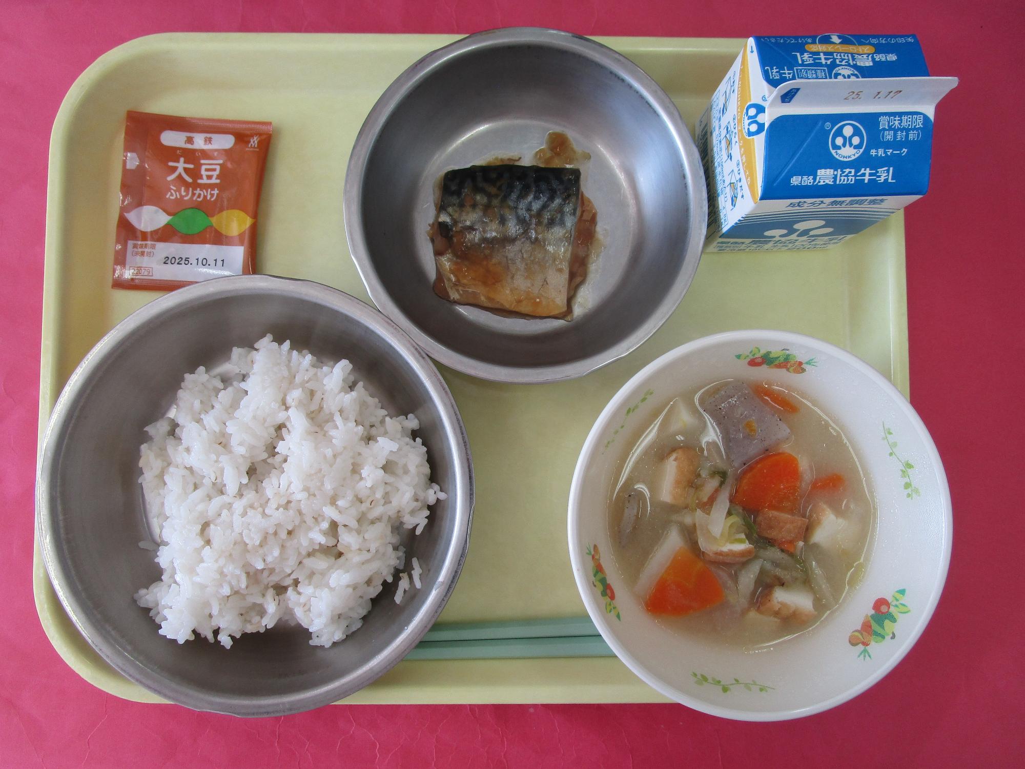 令和7年1月10日の給食画像B