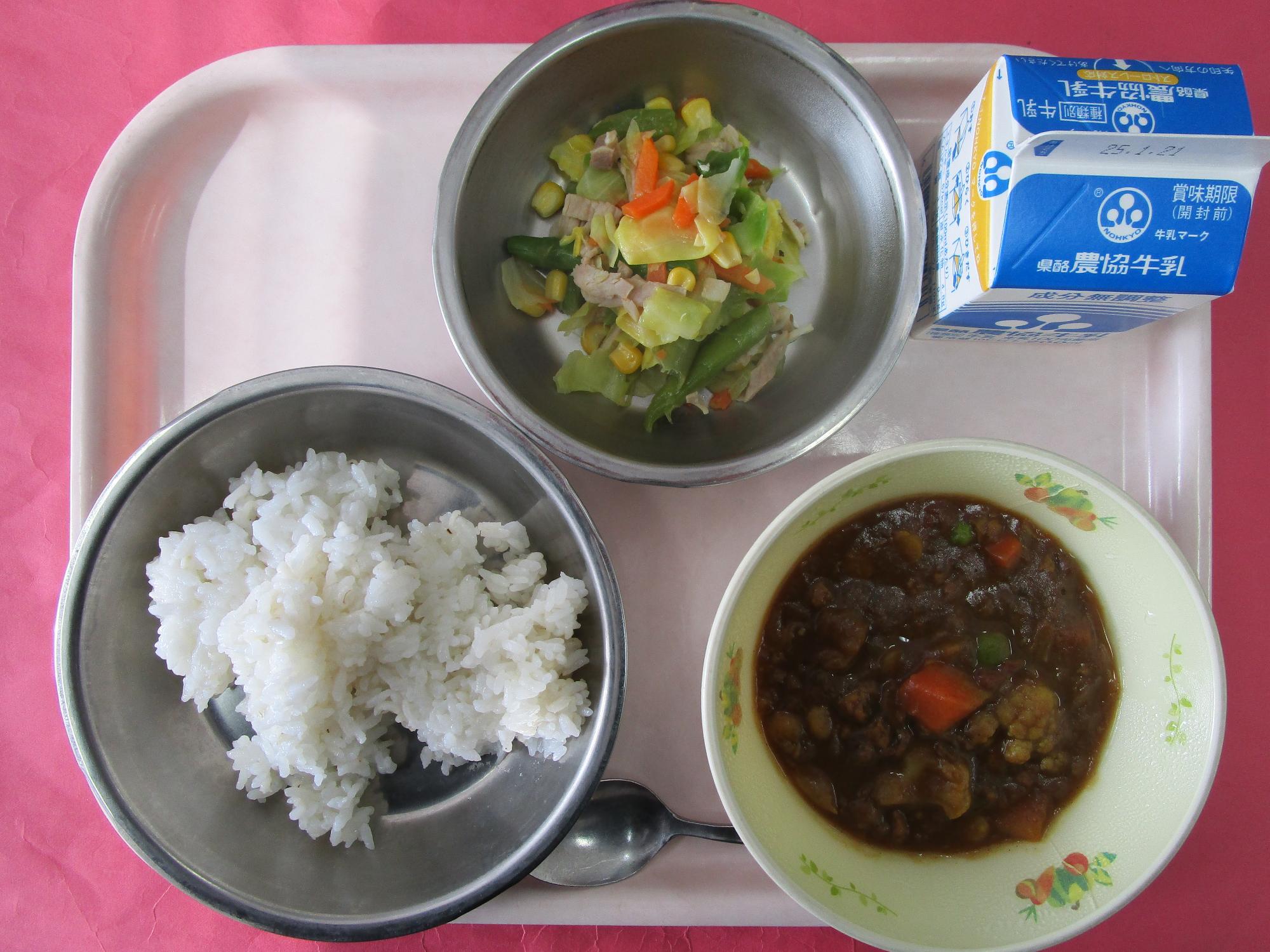 令和7年1月14日の給食画像A
