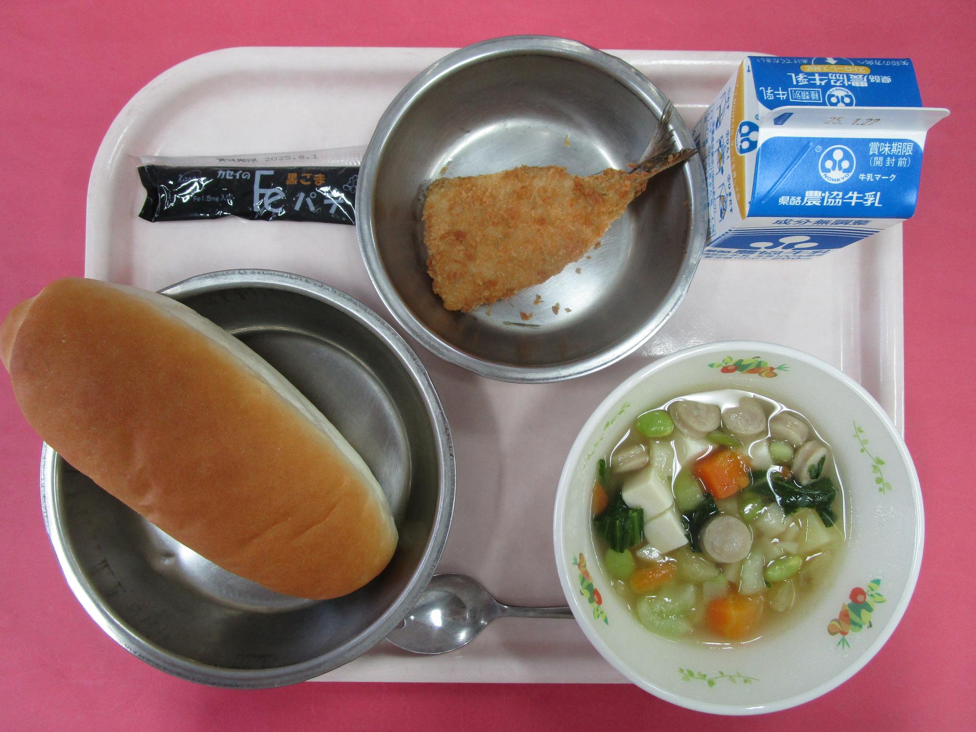令和7年1月15日の給食画像A
