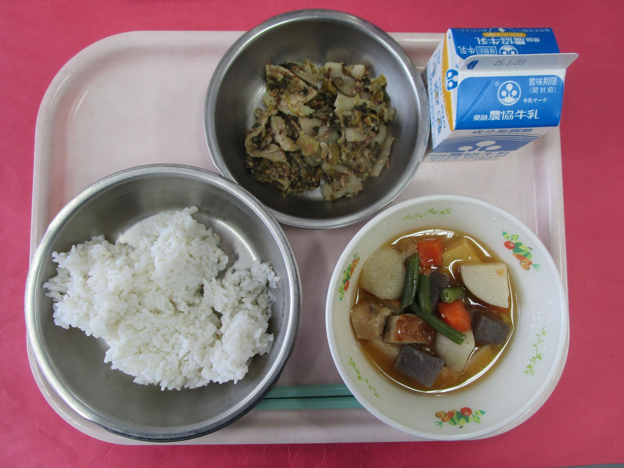 令和7年1月16日の給食画像A