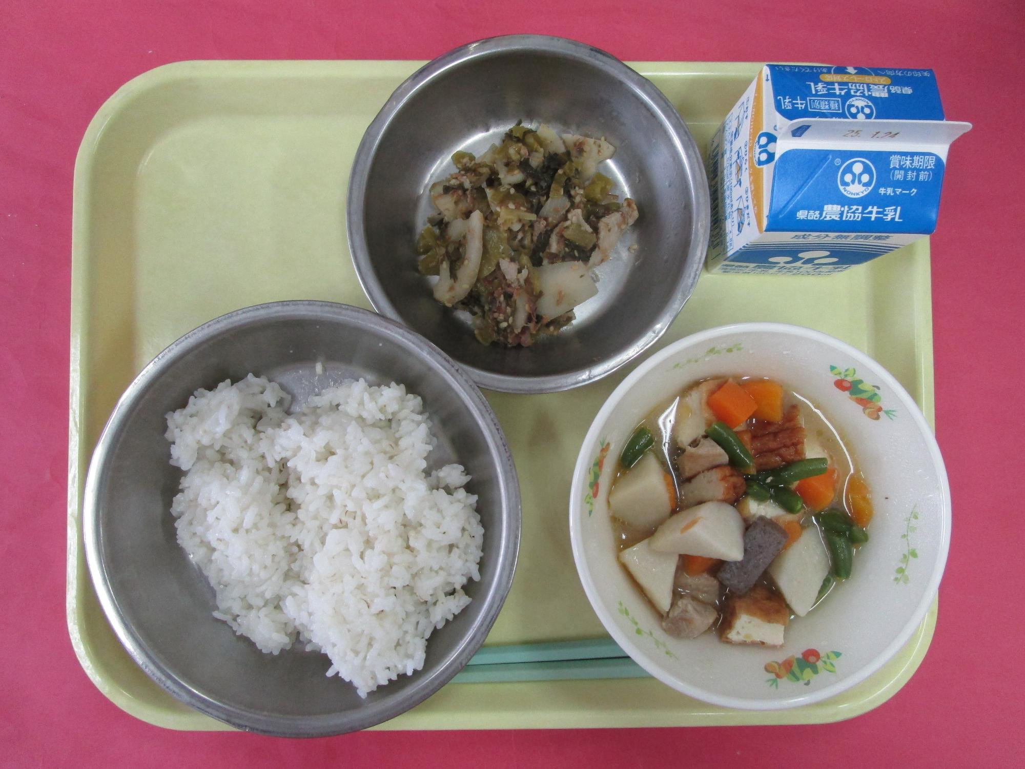 令和7年1月17日の給食画像B