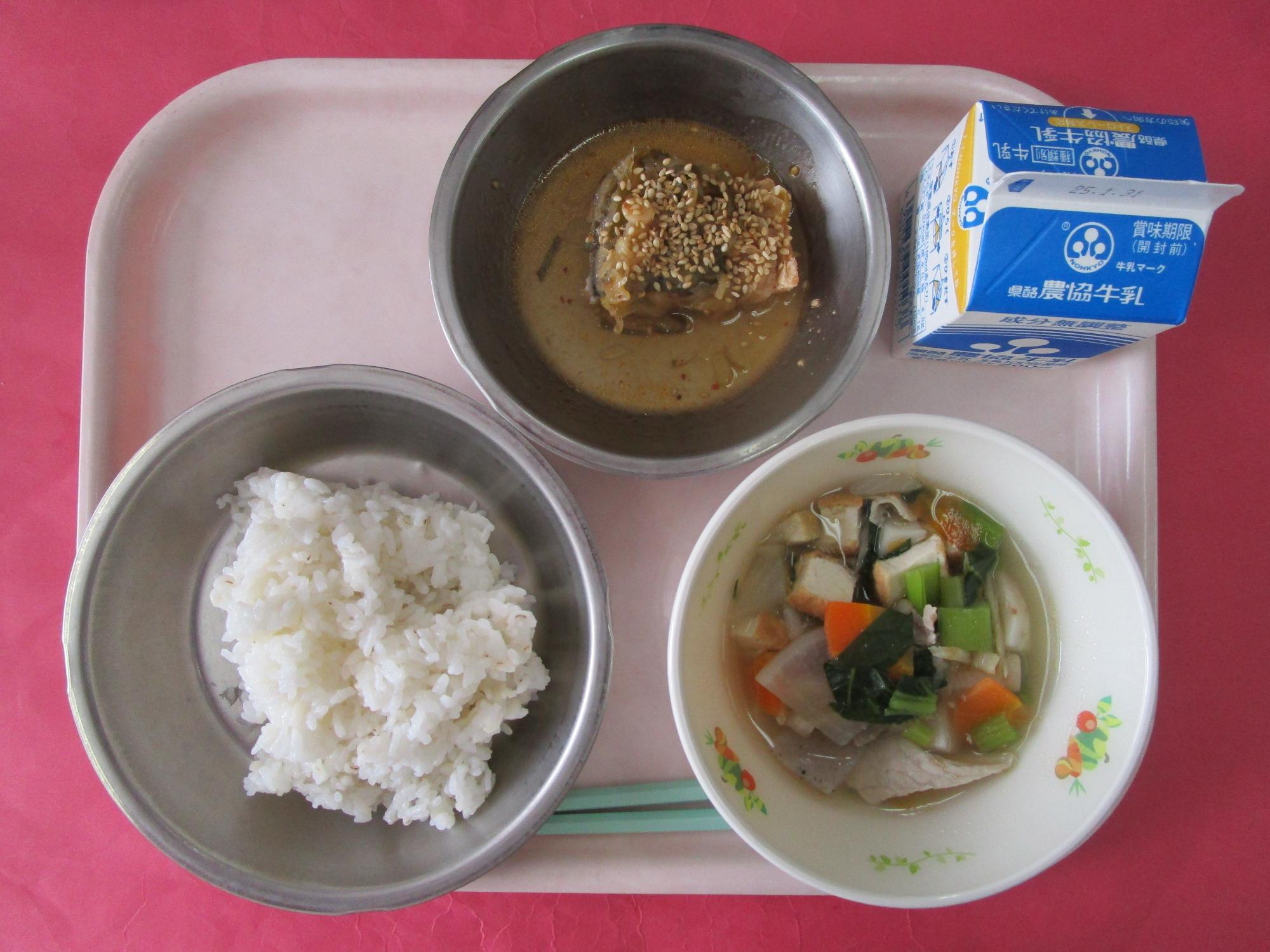 令和7年1月24日の給食画像A