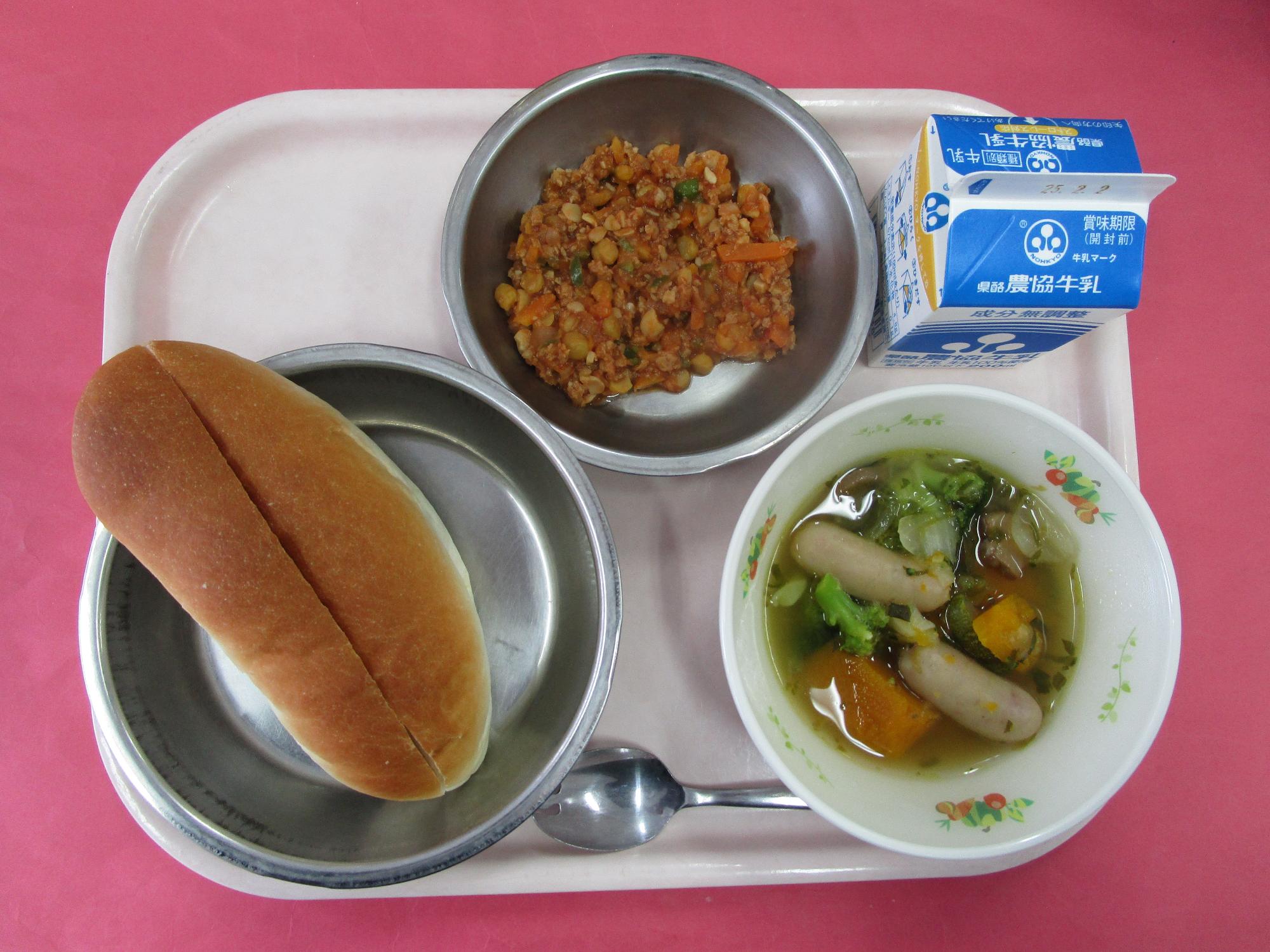 令和7年1月27日の給食画像A
