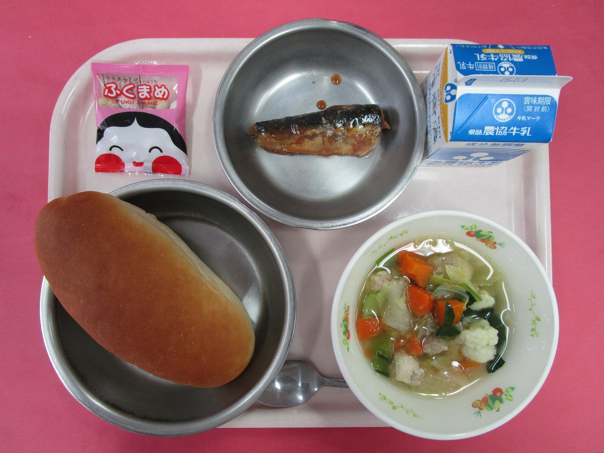 令和7年2月3日の給食画像A