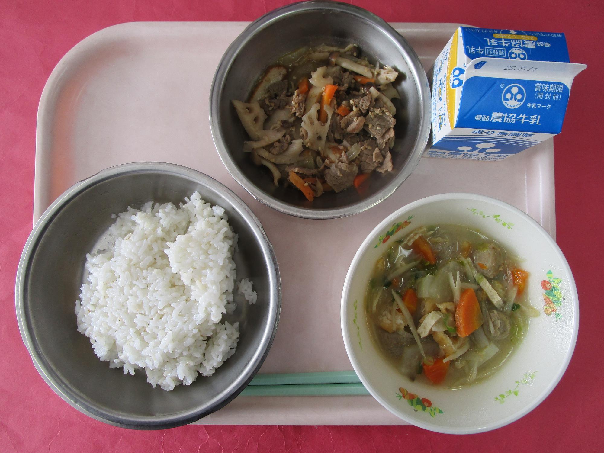 令和7年2月4日の給食画像A