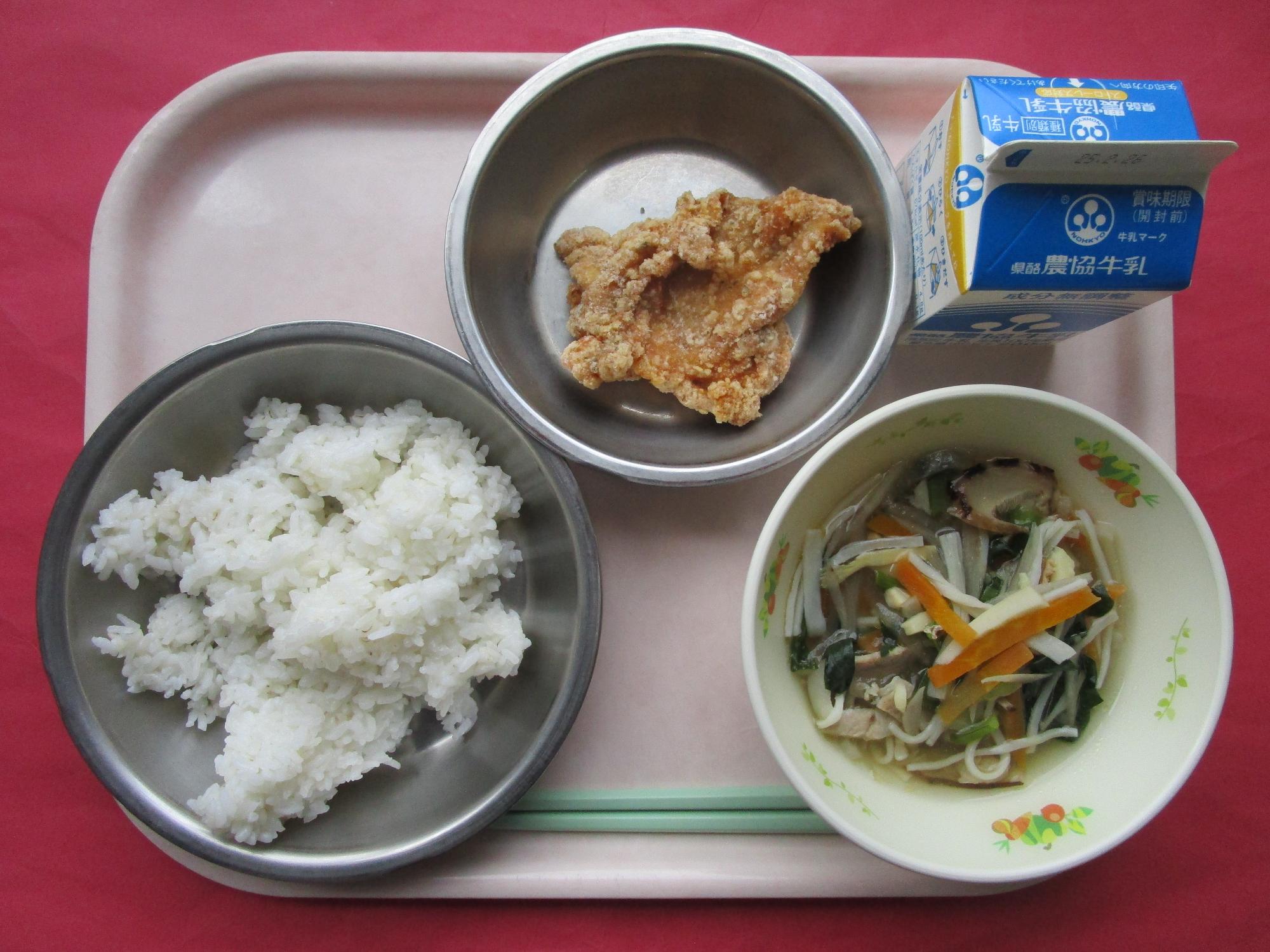 令和7年2月19日の給食画像A