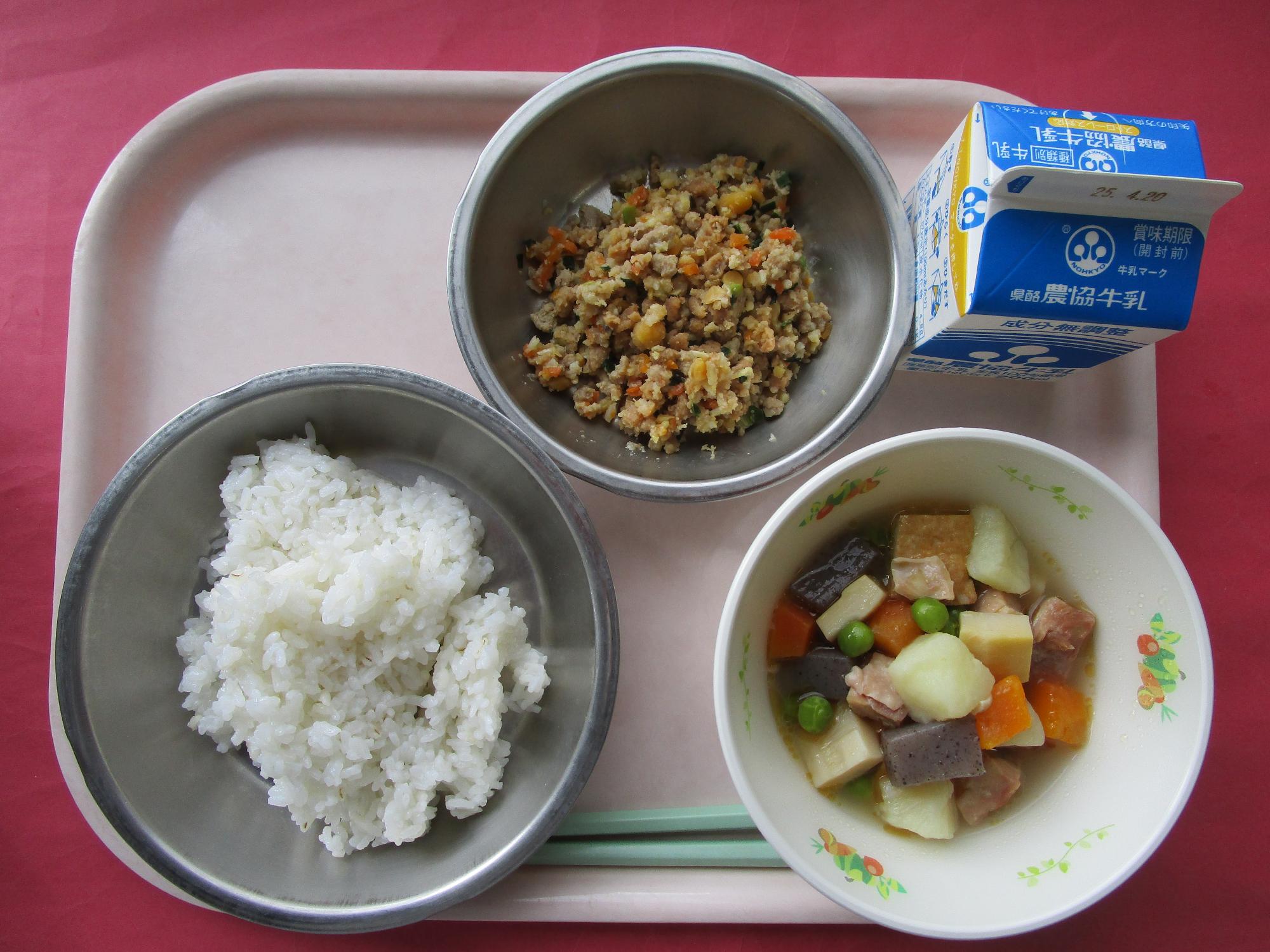 令和7年4月14日の給食画像A