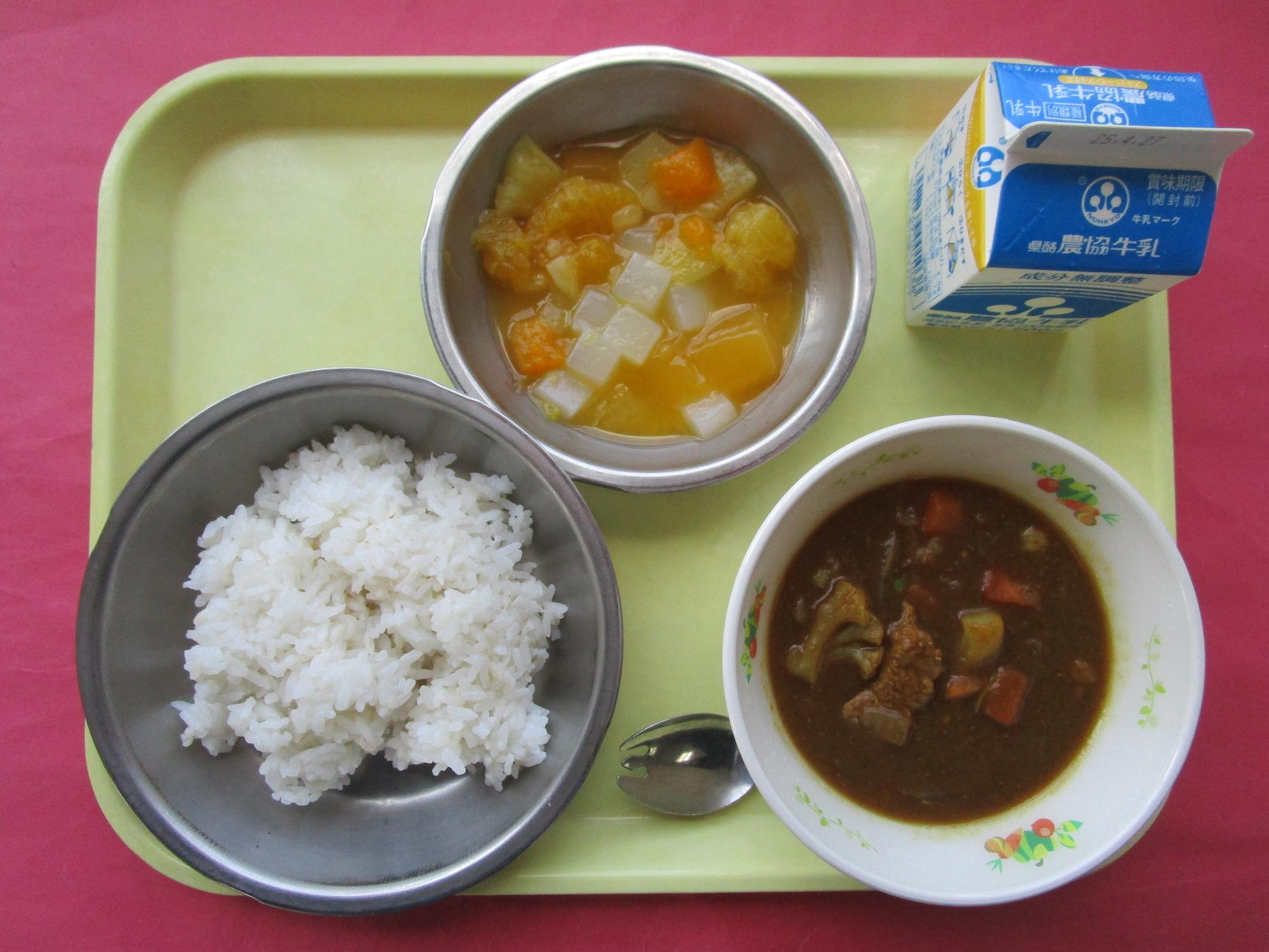 令和7年4月21日の給食画像B