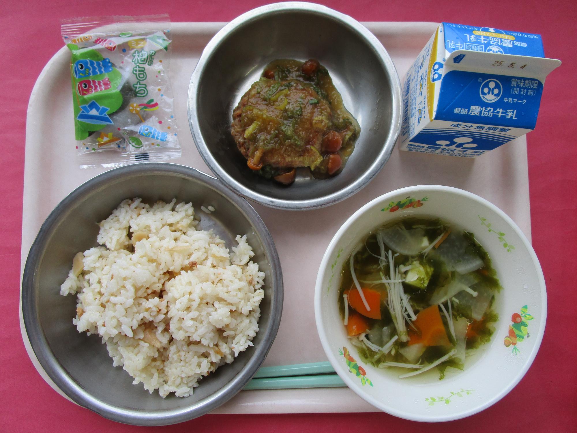 令和7年4月28日の給食画像A