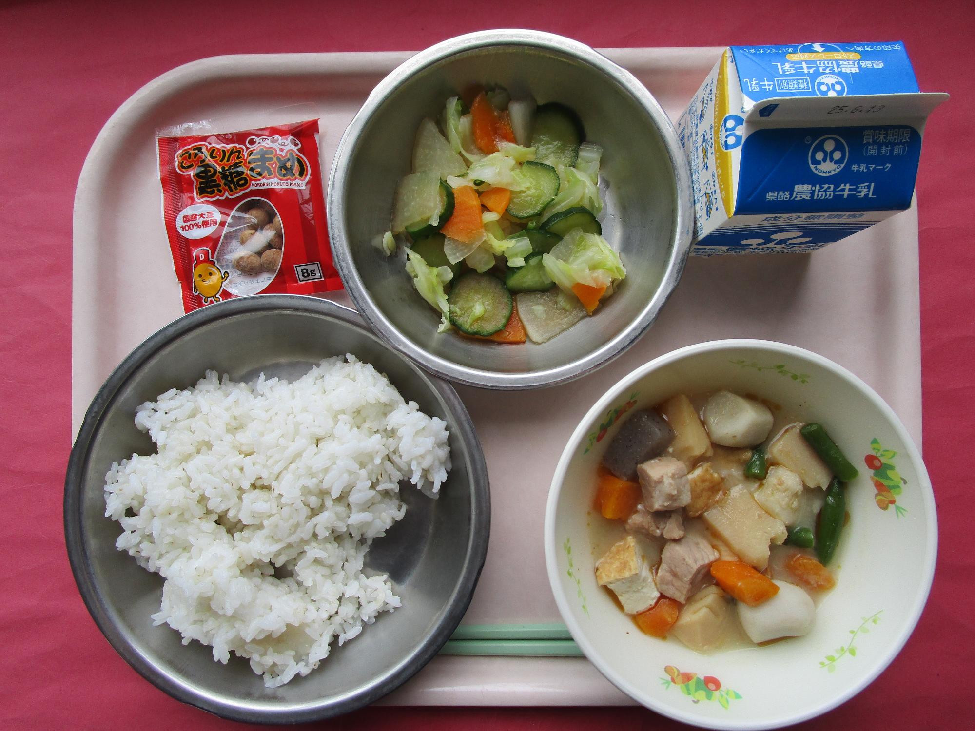 令和7年6月6日の給食画像A